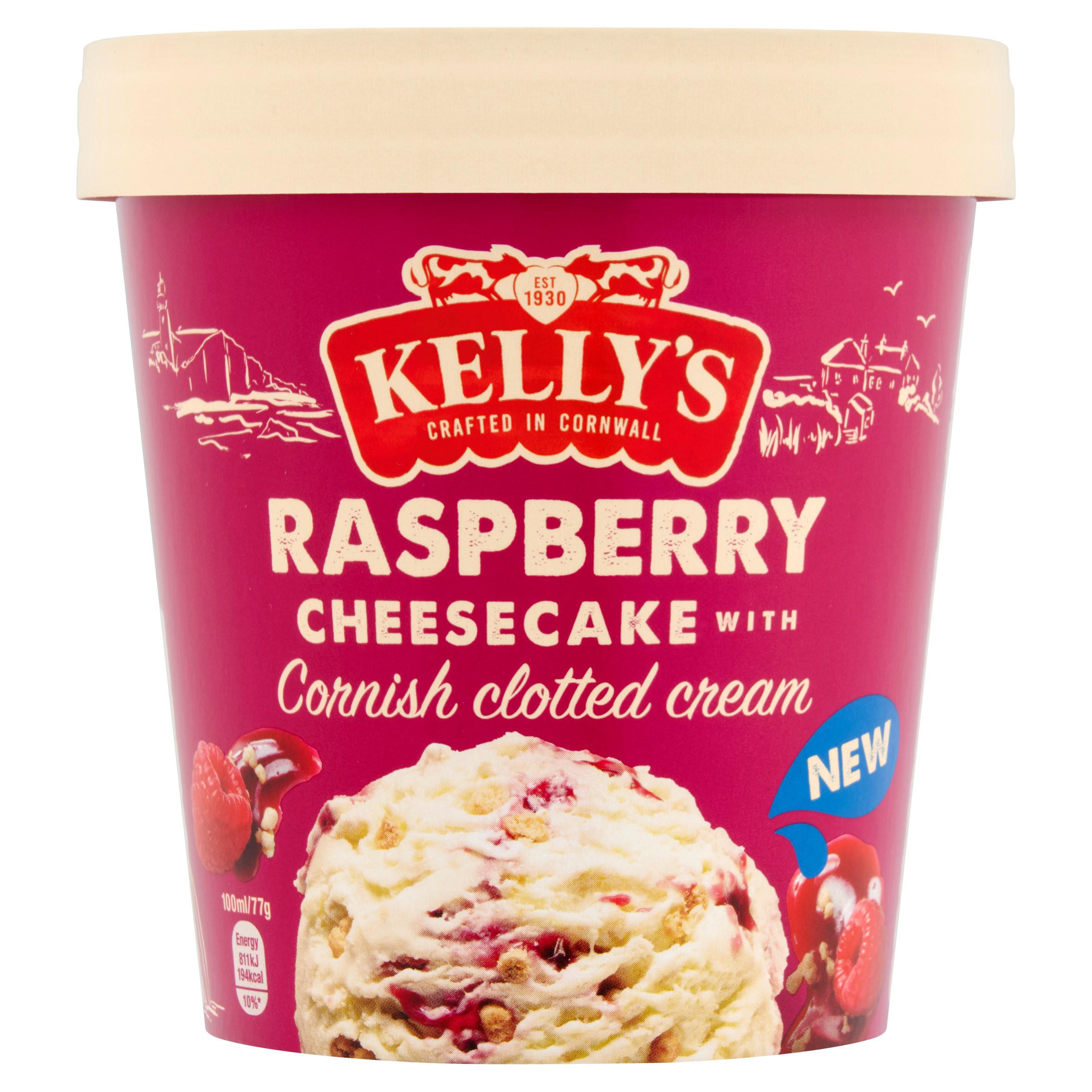 Raspberry Cheesecake with Cornish Clotted Cream 425ml