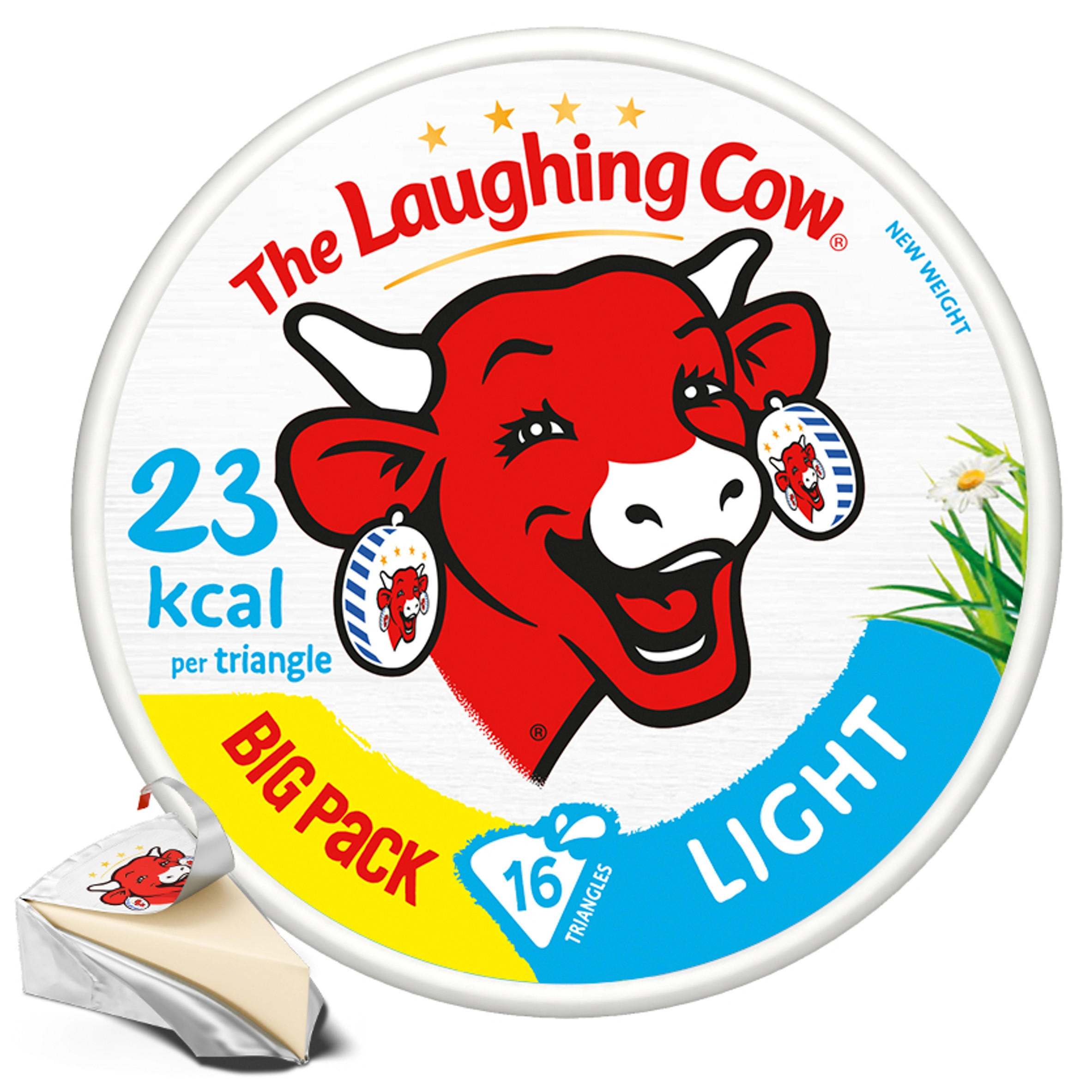 The Laughing Cow Light Cheese Spread Triangles x16 240g
