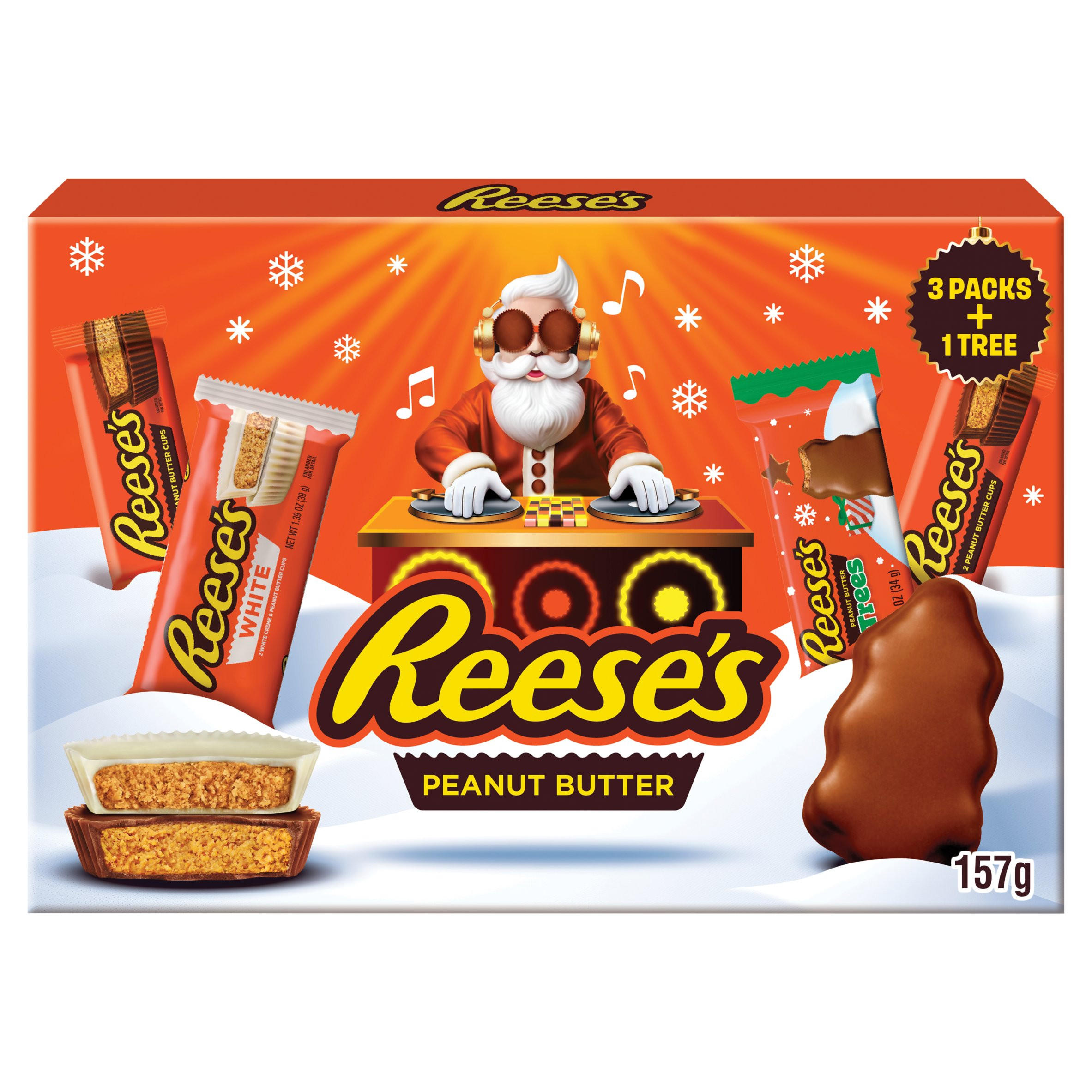 Reese's Peanut Butter Christmas Selection Box 4 Piece 157g