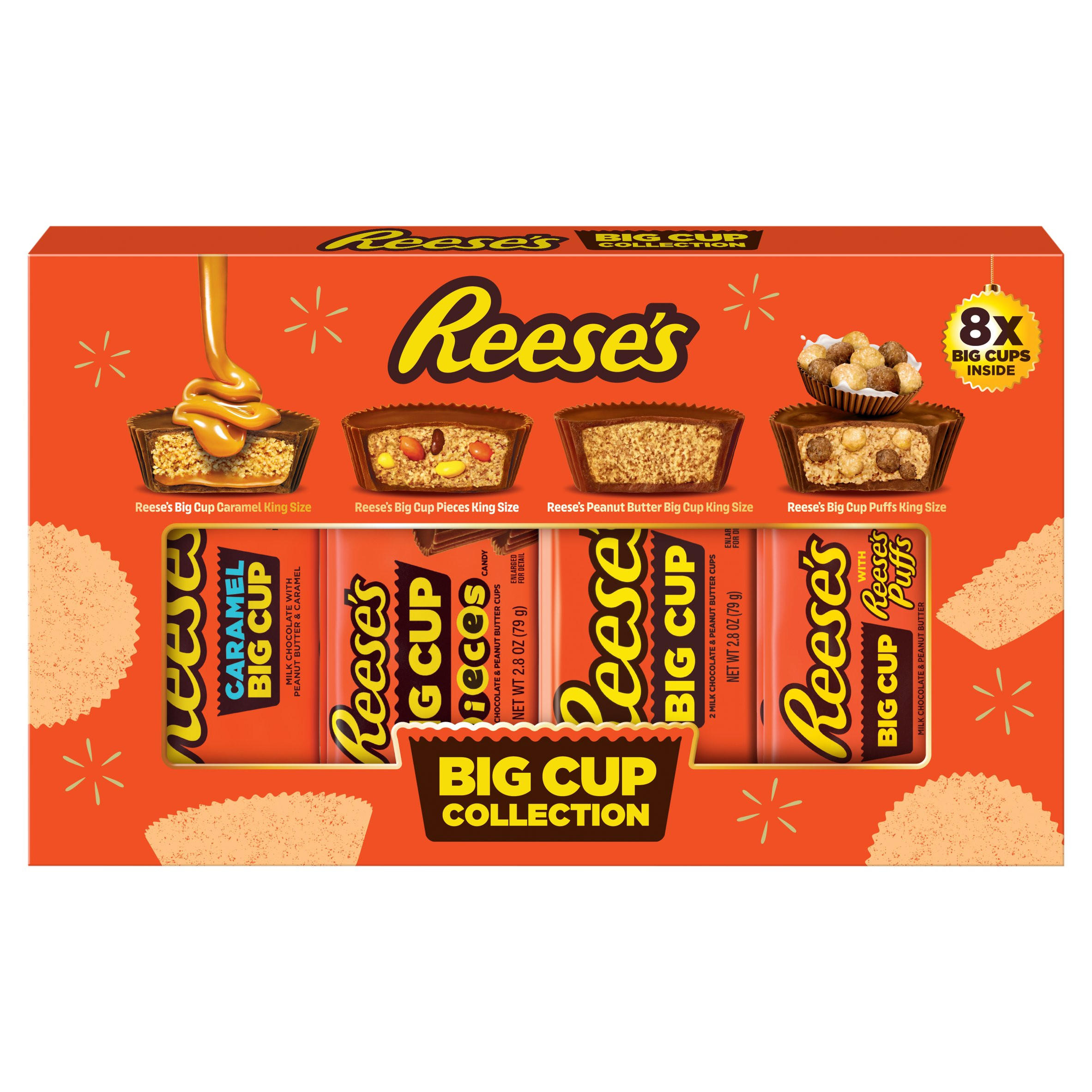 Reese's Big Cup Christmas Selection Box 4 Piece 305g