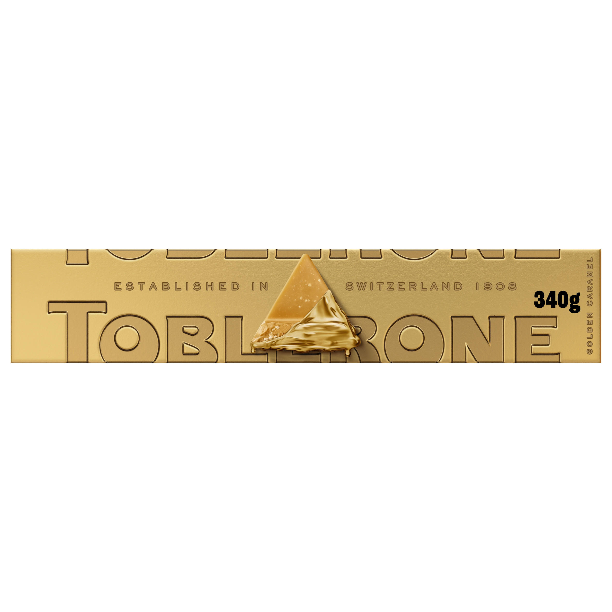 Toblerone honey & almond nougat golden chocolate gift block 340 g