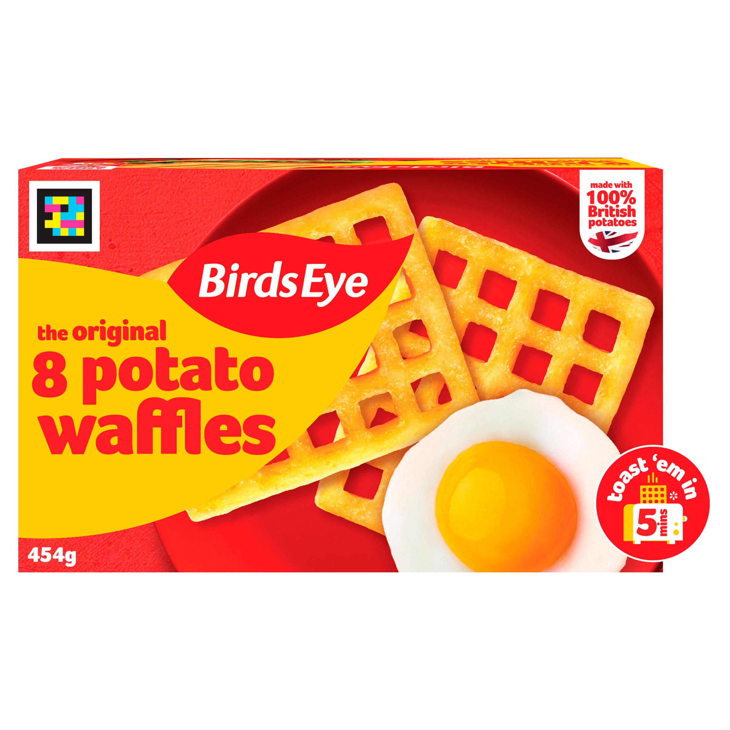 Birds Eye 8 The Original Potato Waffles 454g