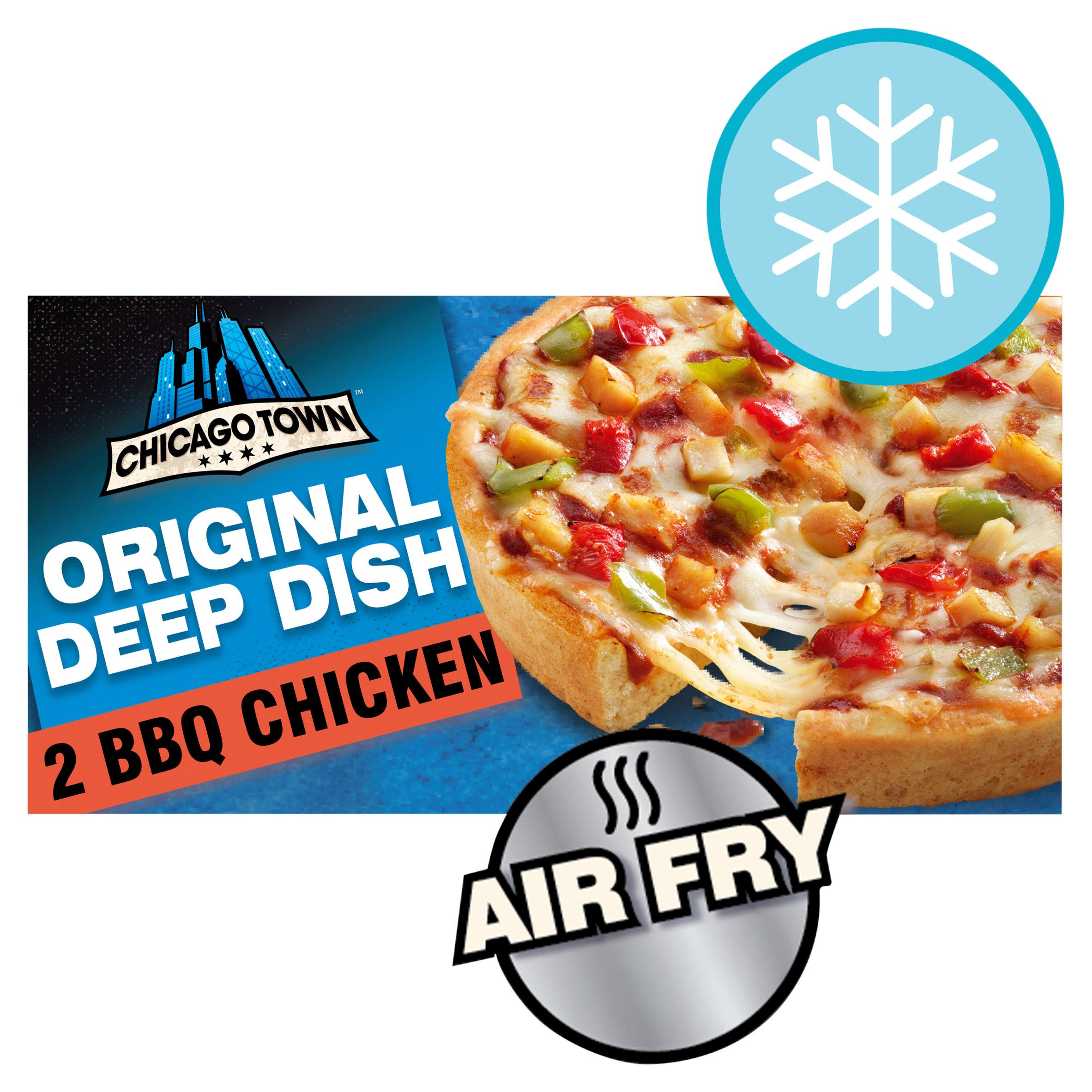 Chicago Town Original Deep Dish BBQ Chicken Pizza 2 x 160g (320g)