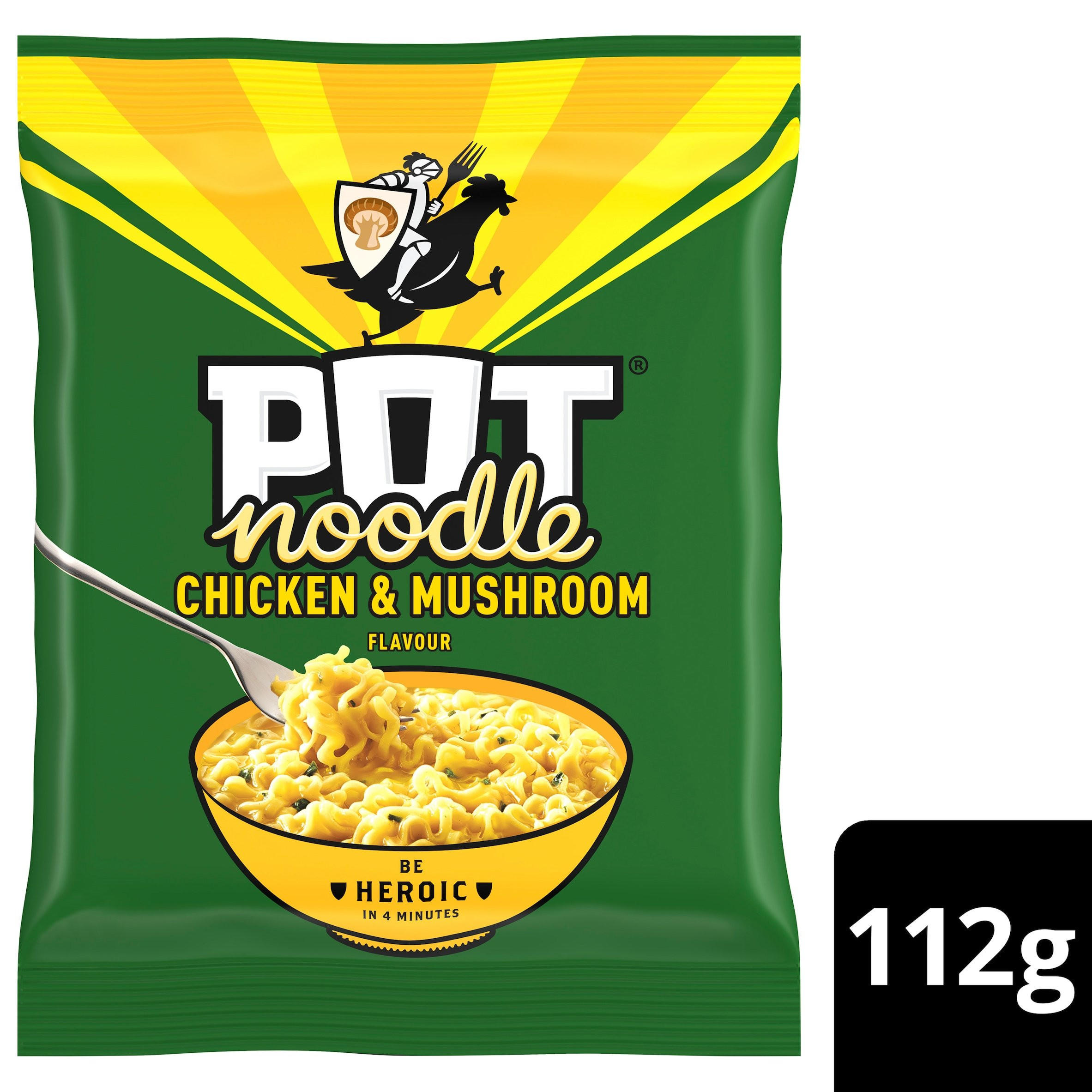 Pot Noodle Chicken and Mushroom Instant Noodles 112g