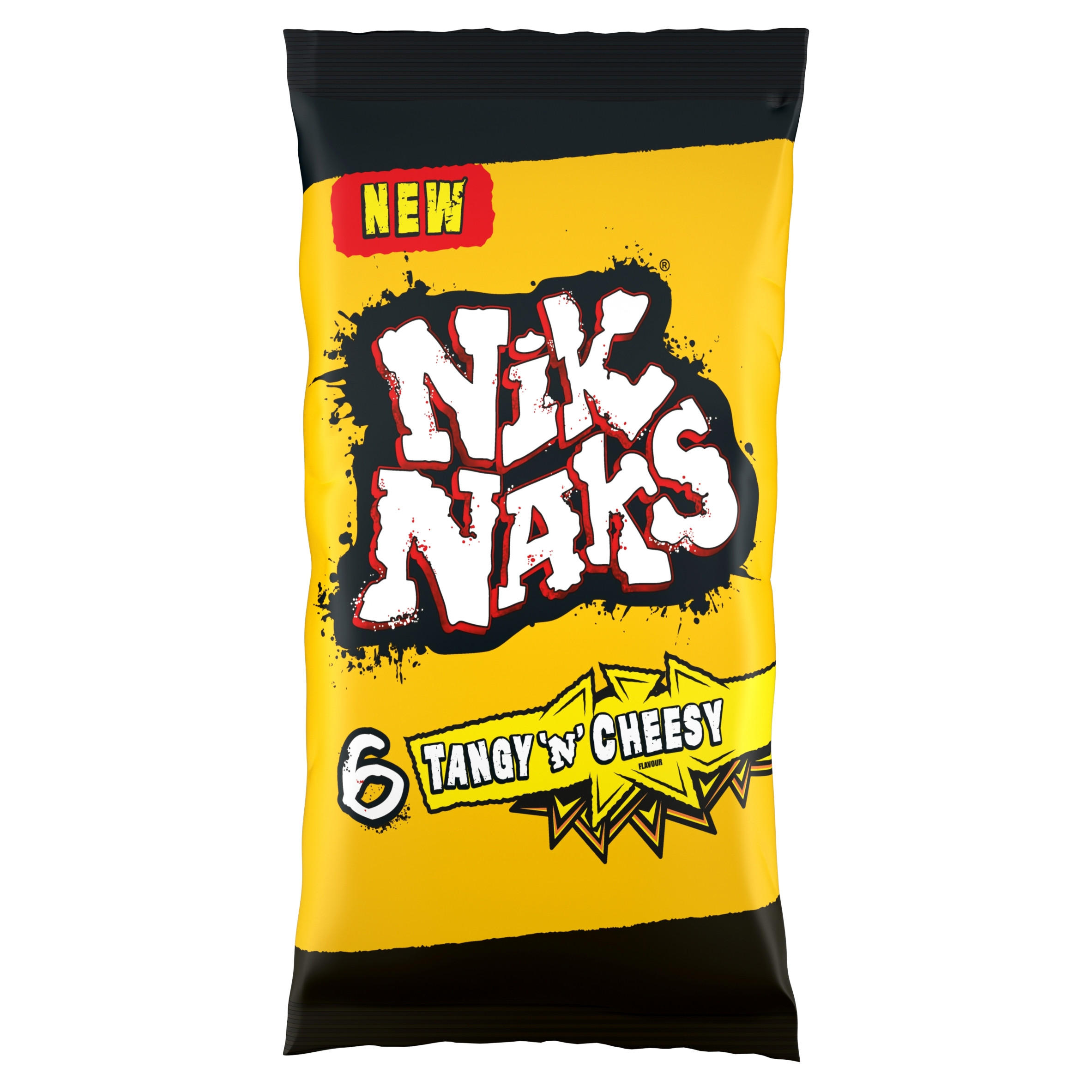 Nik Naks Tangy 'N' Cheesy Multipack Crisps 6 Pack