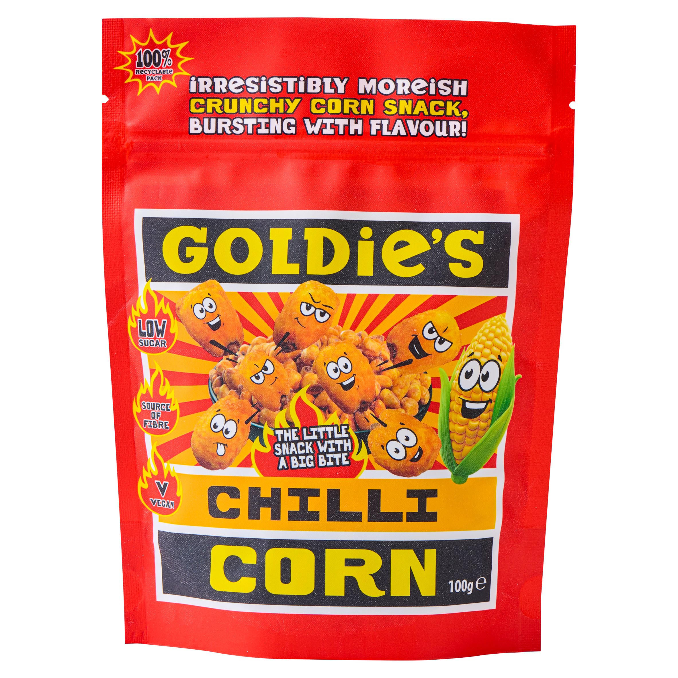 Goldie's Chilli Corn 100g