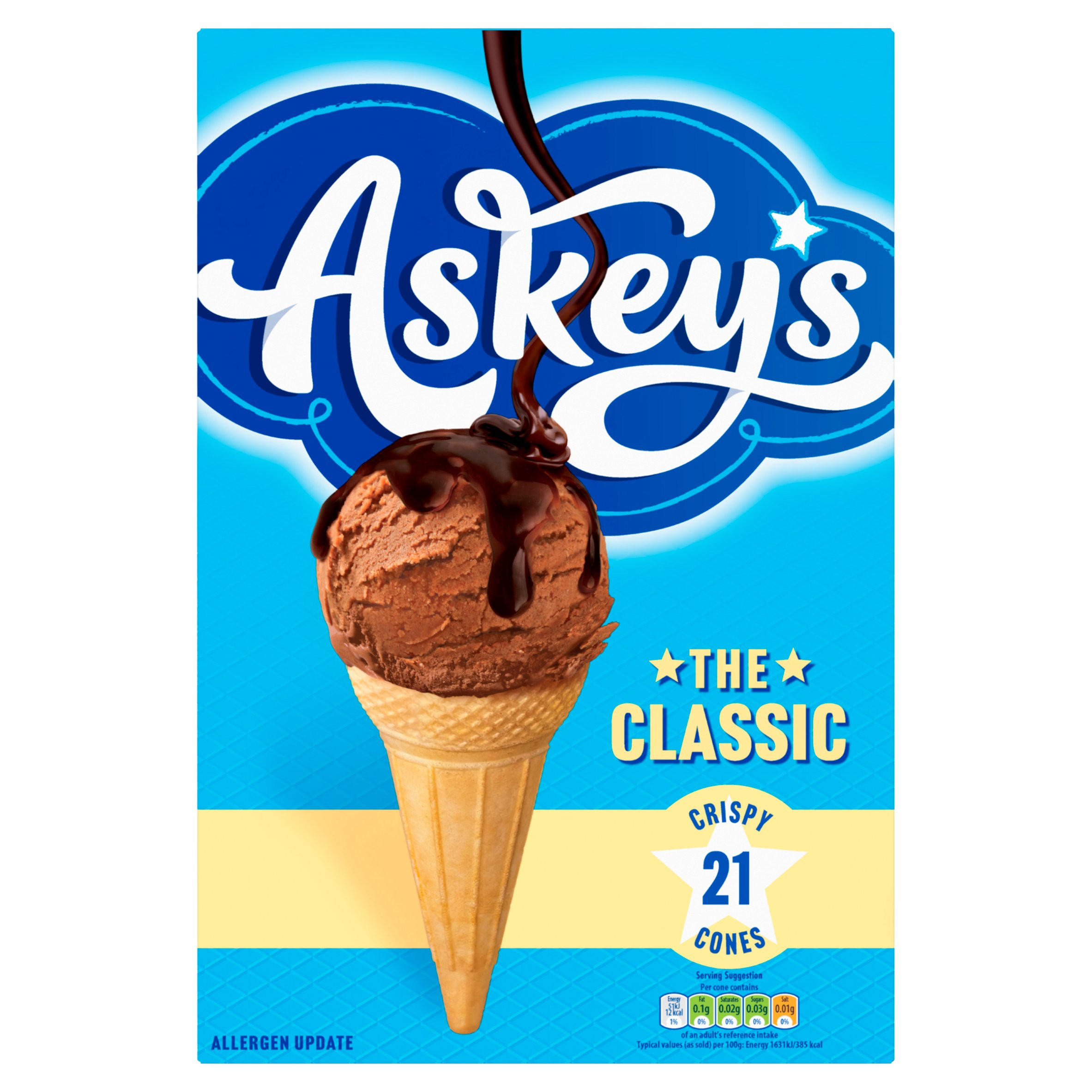 Askey's The Classic 21 Crispy Cones