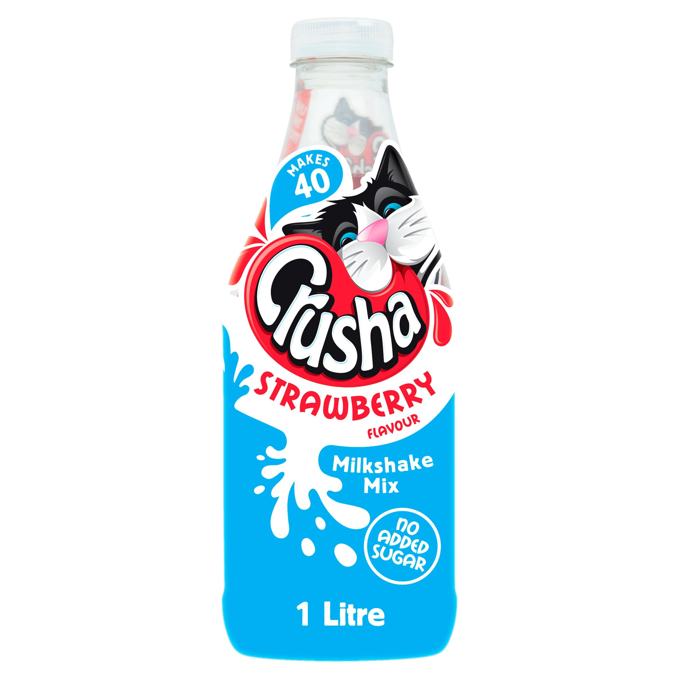 Crusha Strawberry Flavour Milkshake Mix 1 Litre