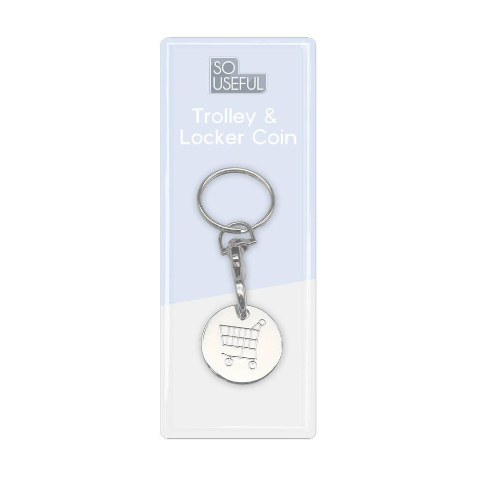 Trolley Coin Keyring