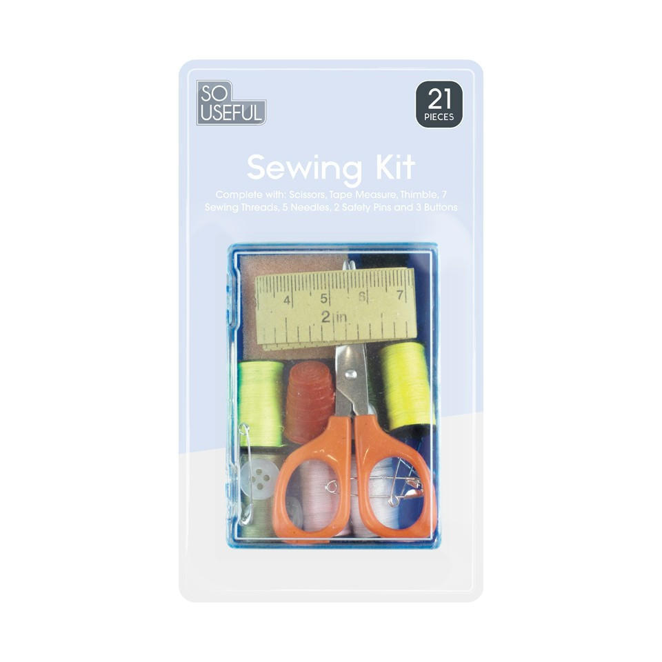 Essential Sewing Kit 21 Pieces