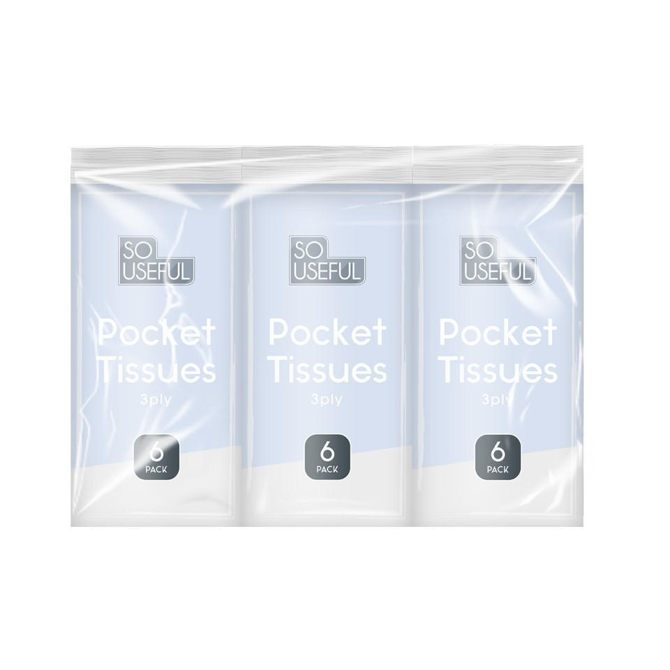 Pocket Tissues 6pk