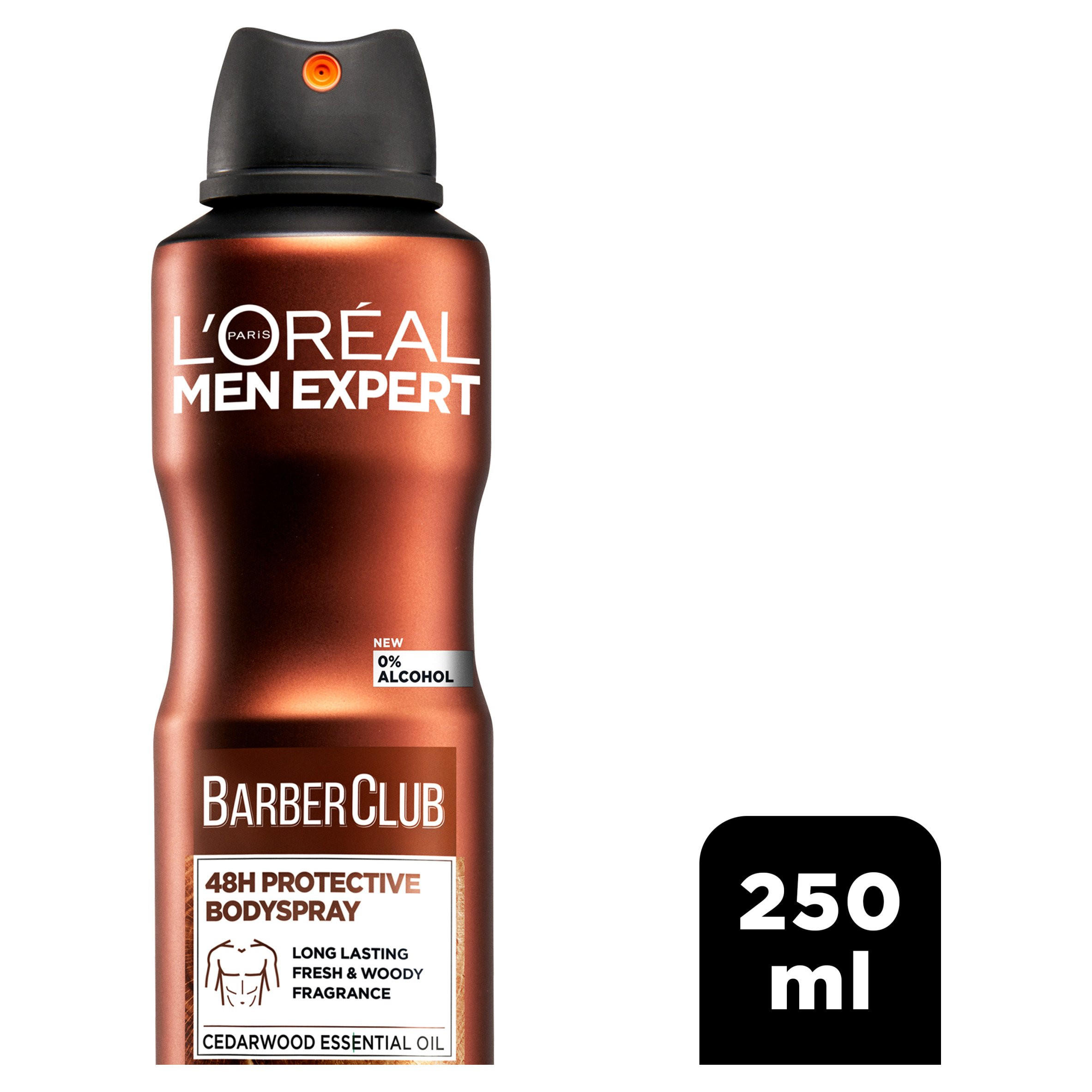 L'Oreal Paris Men Expert Barber Club Deodorant 150ml. Infused with natural Cedarwood Essential Oil.
