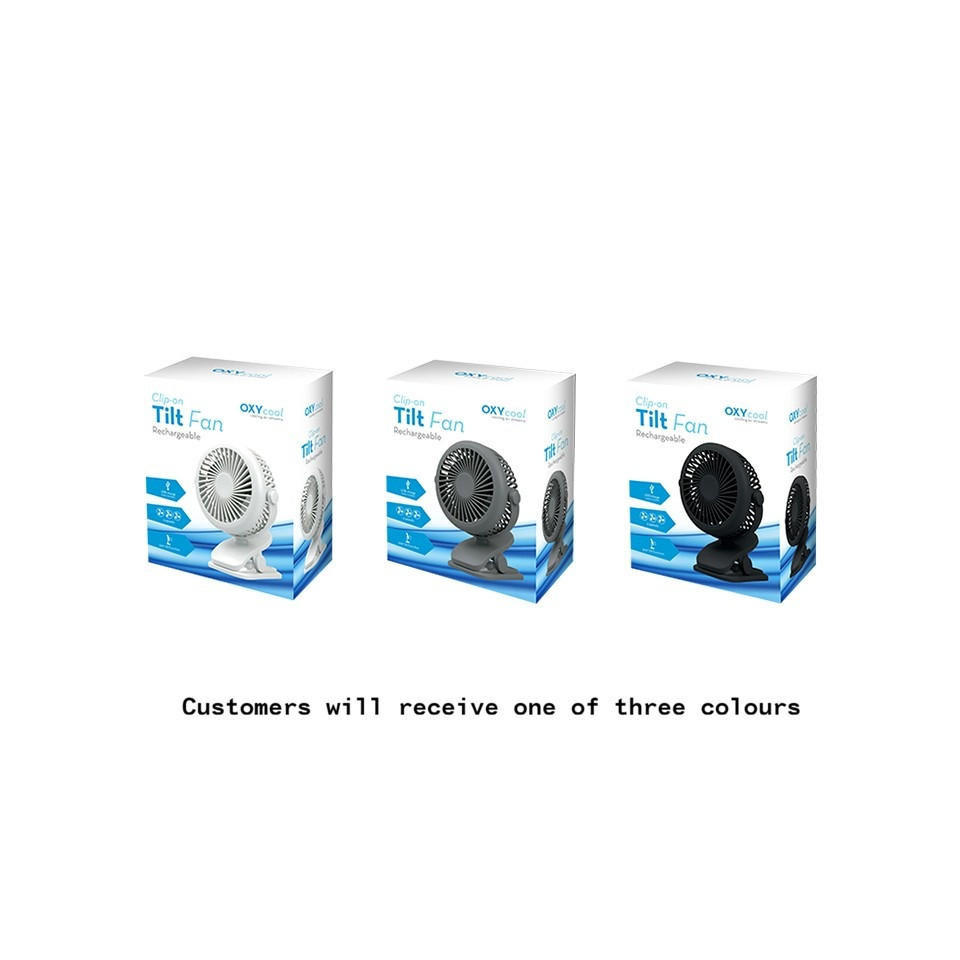Clip On Rechargable Desk Fan