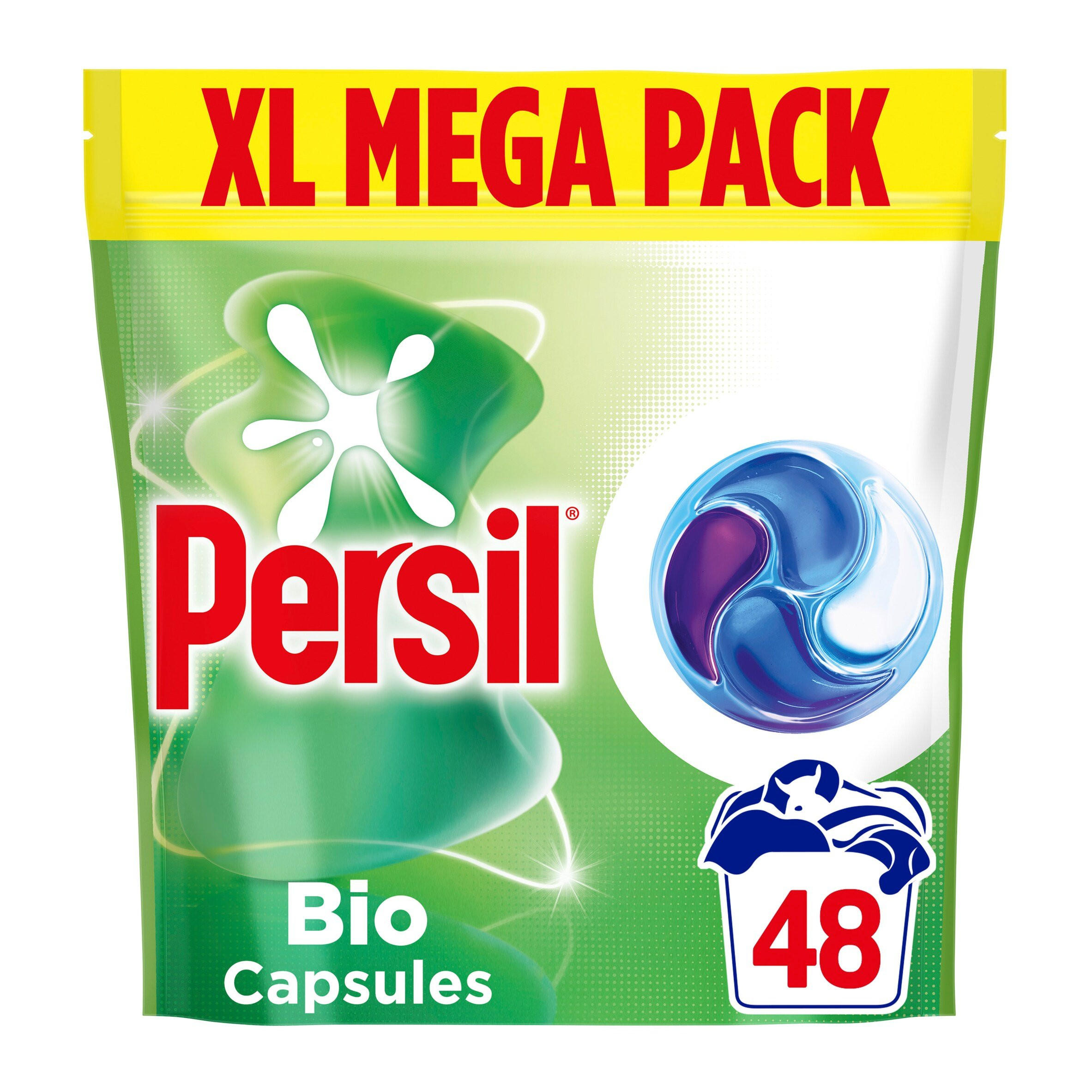 Persil Bio 4 in 1 fast-dissolving laundry capsules, 48 washes