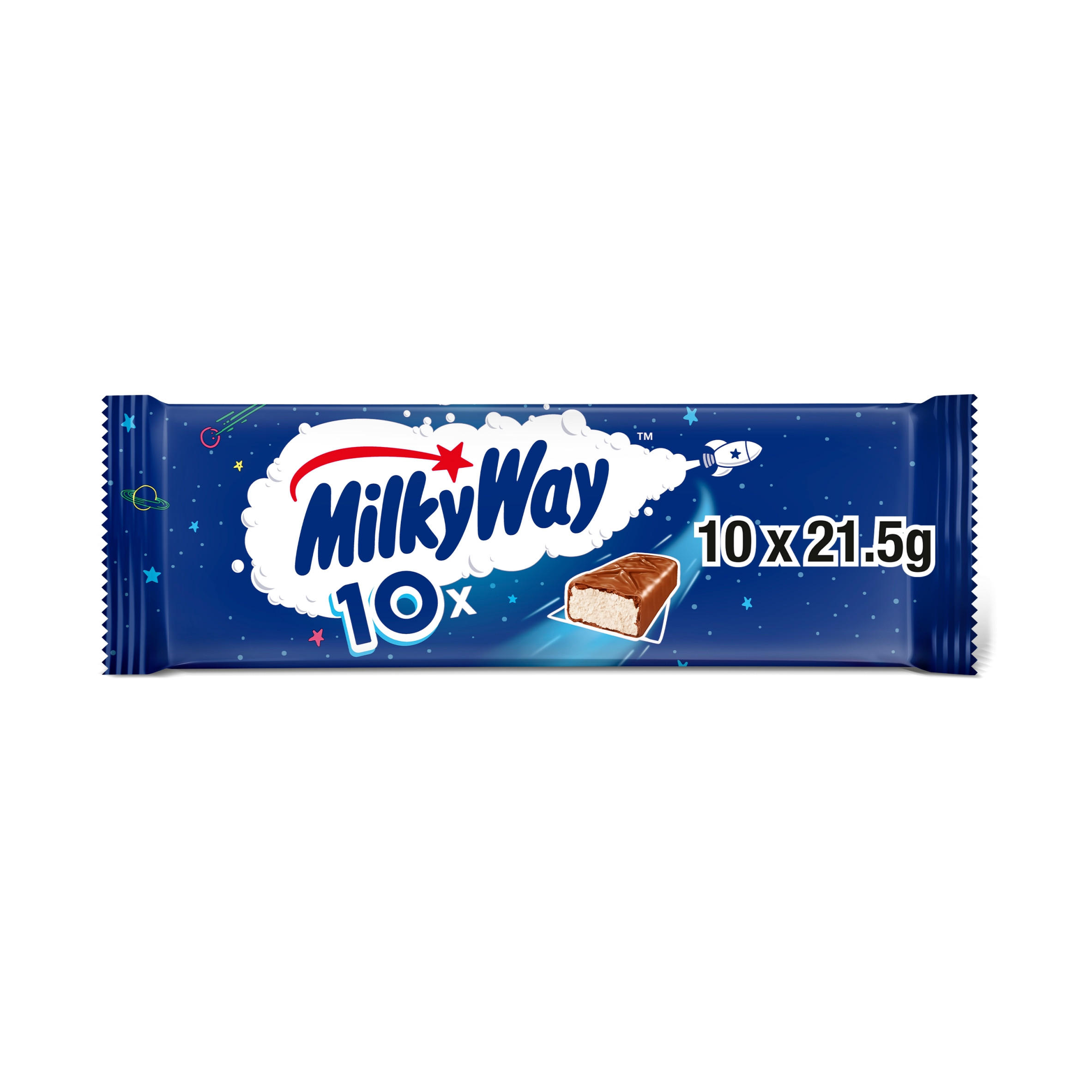 Milky Way Mulitpack Chocolate Bars 10 x 21.5g