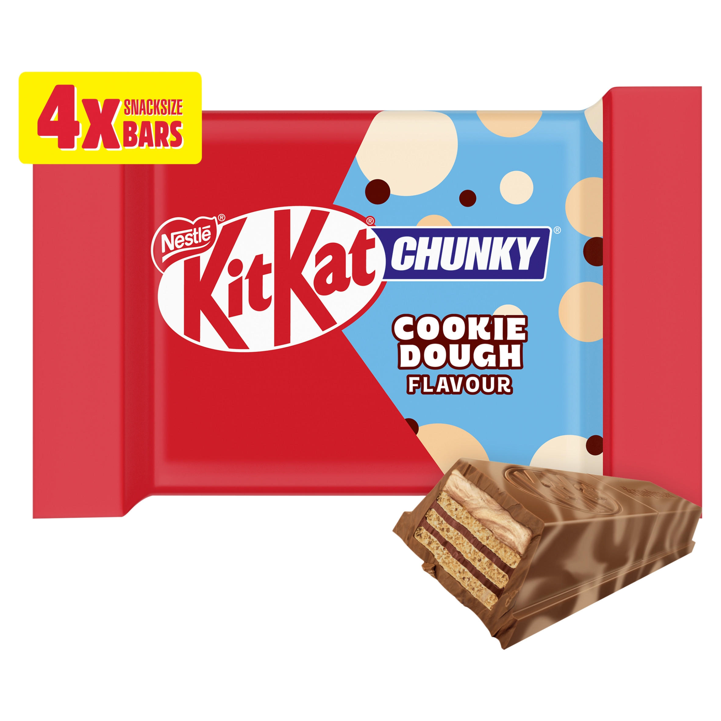 KitKat Cookie Chunky Cookie Dough Flavour 4x34 g (136 g)