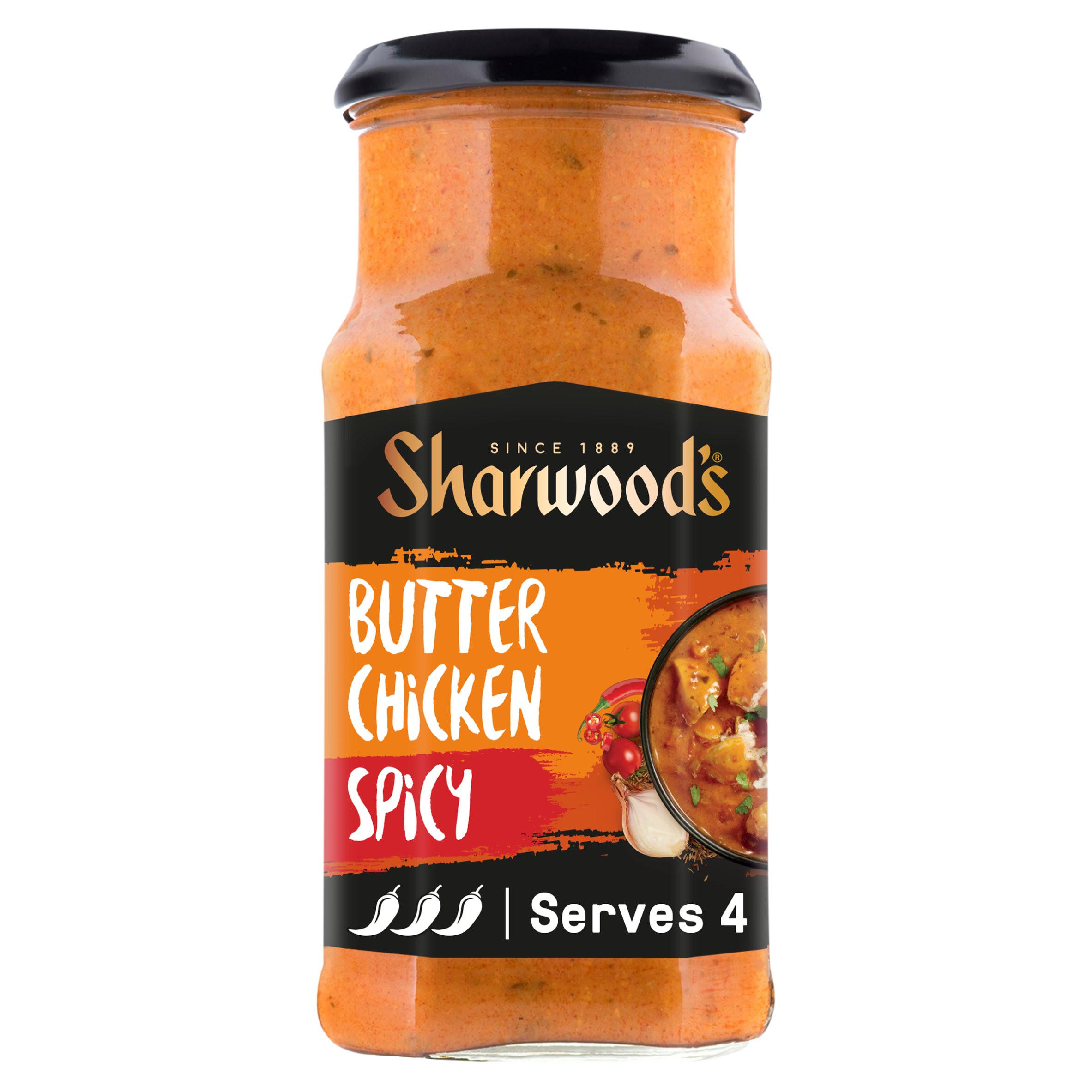 Sharwood's Spicy Butter Chicken Indian Curry Cooking Sauce 420g