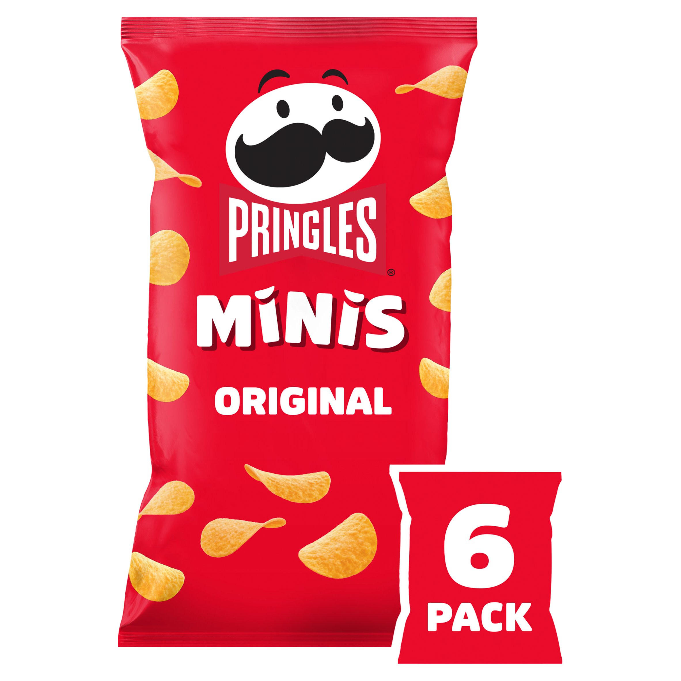 Pringles Minis Original Multipack Crisps 6x20g