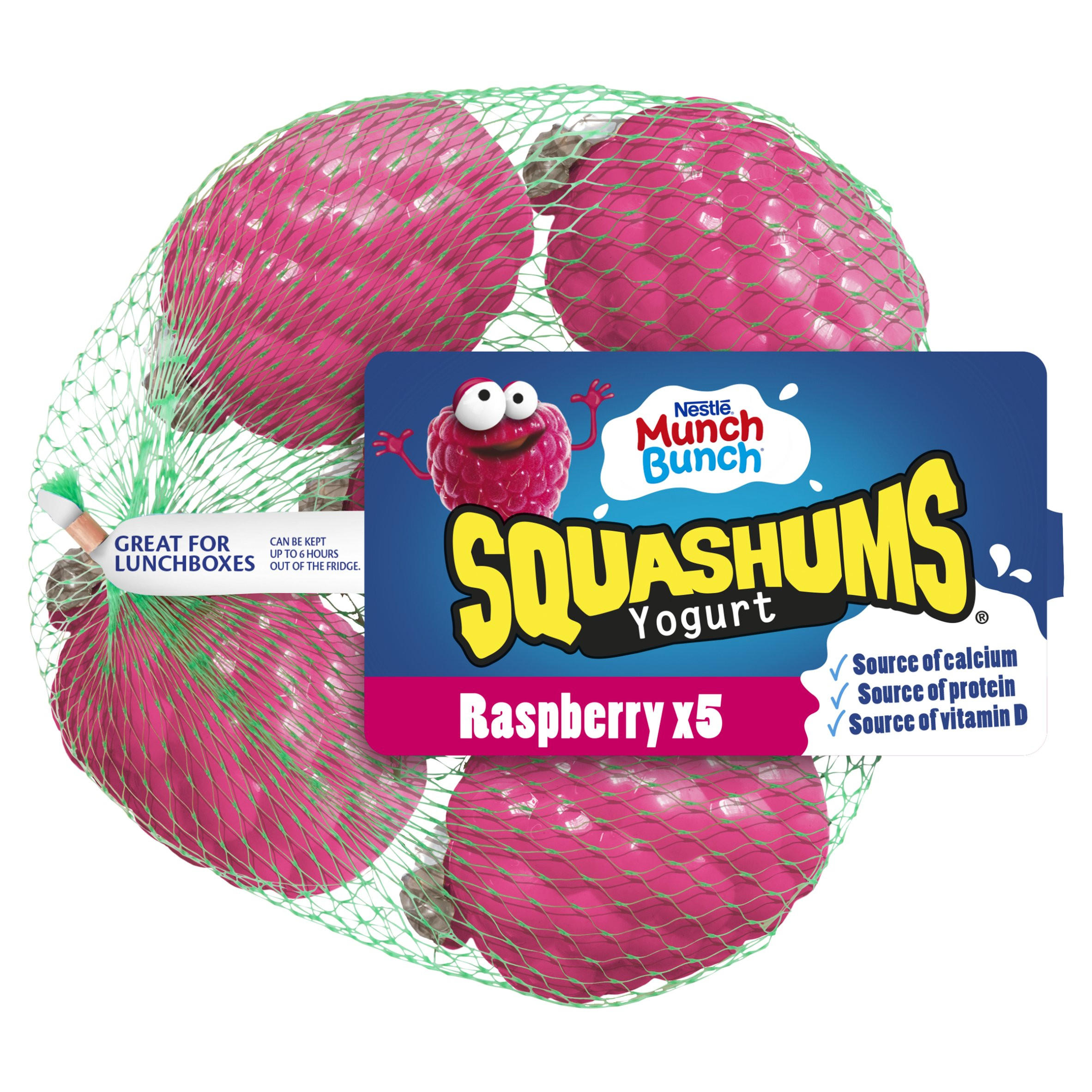 Munch Bunch Squashums Raspberry Yogurt 5 x 60g