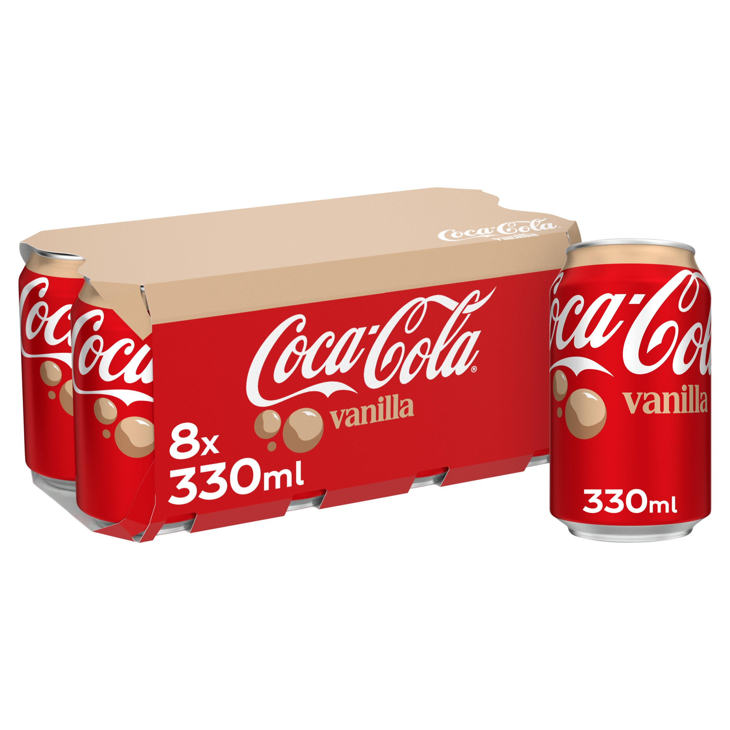 Coca-Cola Vanilla 8 x 330ml Cans