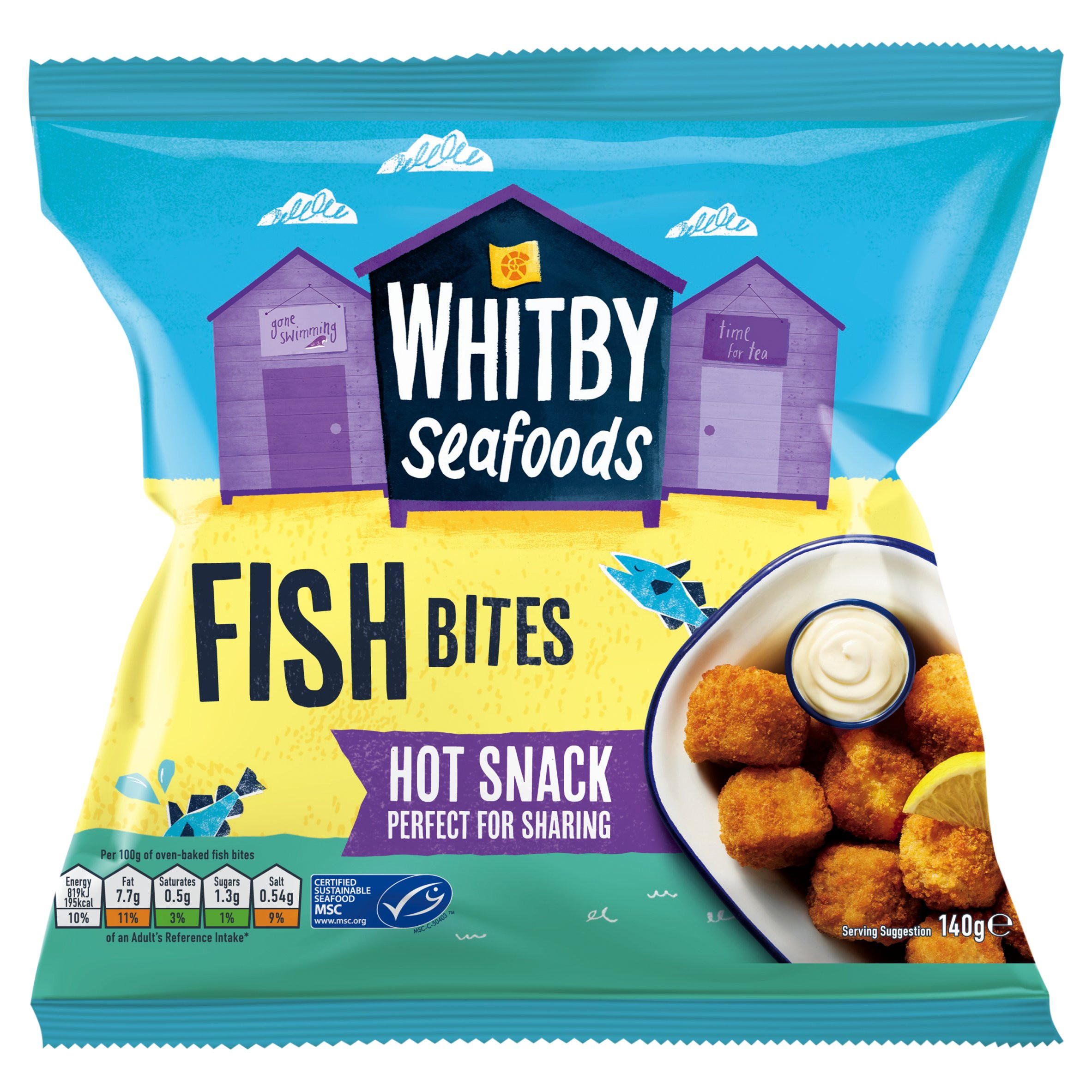 Whitby Seafoods Fish Bites 140g