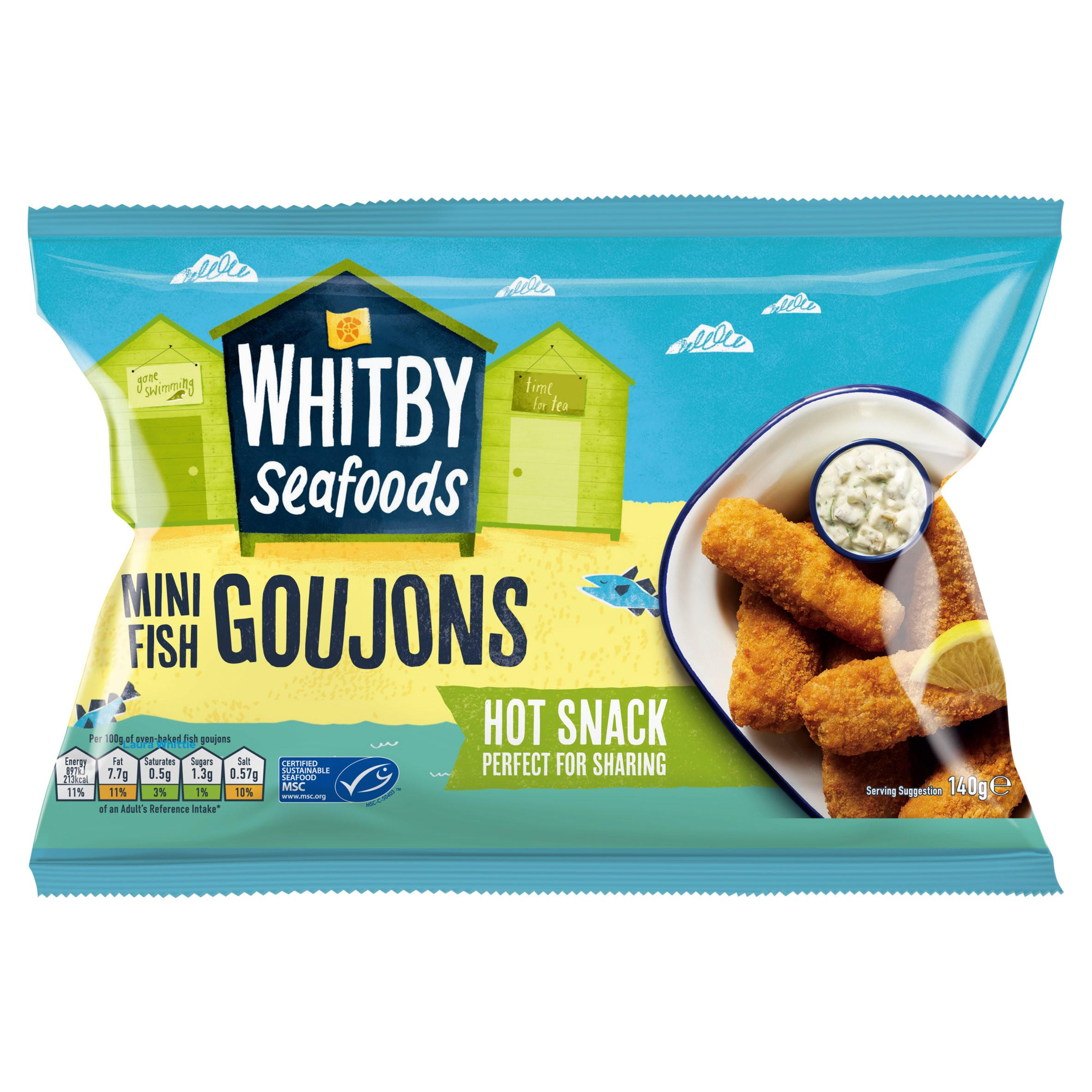 Whitby Seafoods Mini Fish Goujons 140g