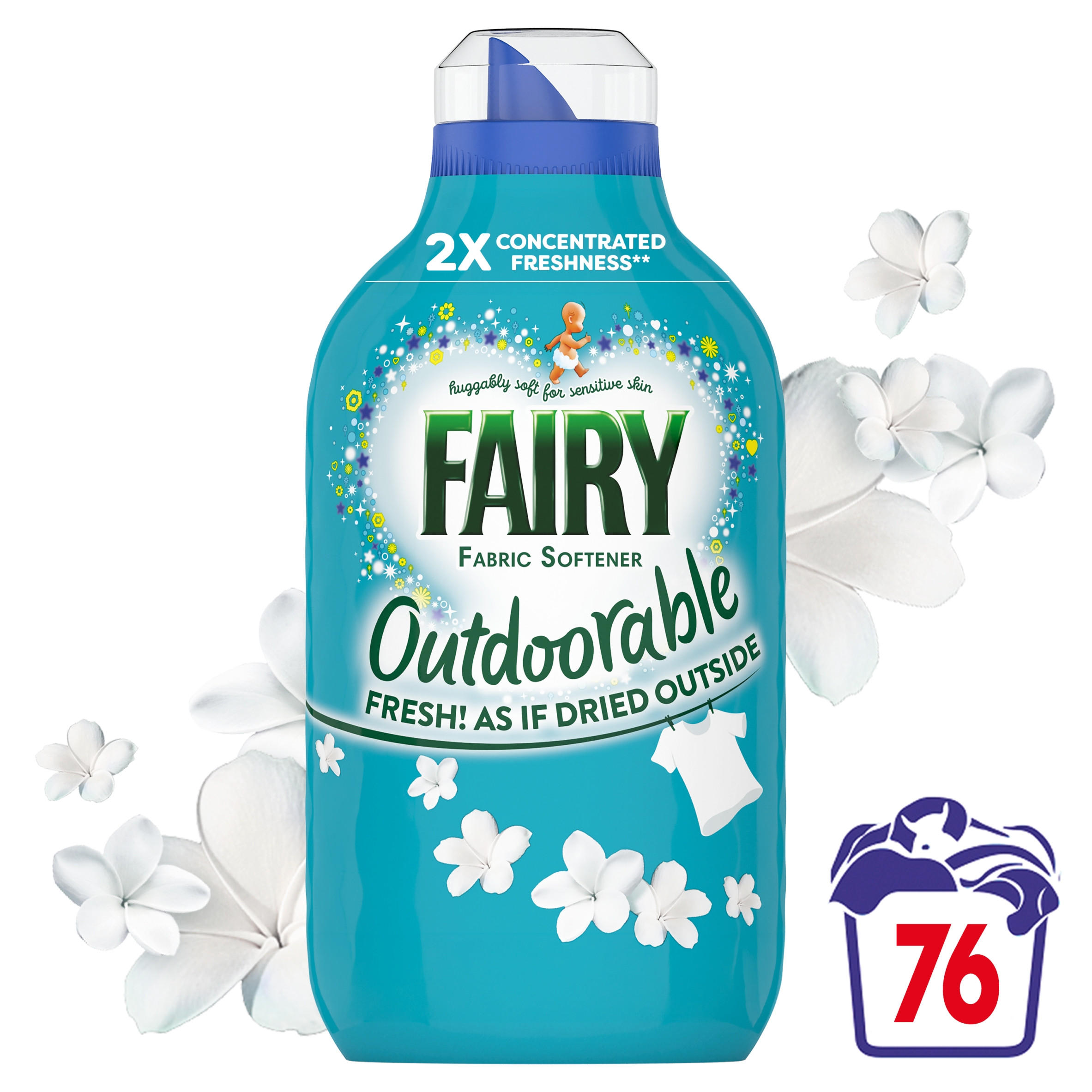 Fairy Outdoorable Fabric Softener, 76 Washes