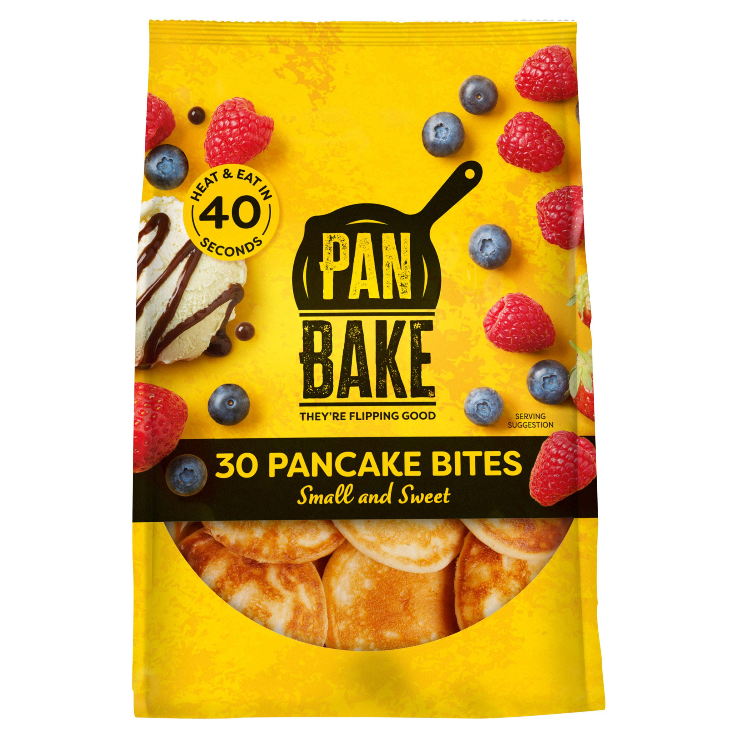Pan Bake 30 Small and Sweet Pancake Bites 250g