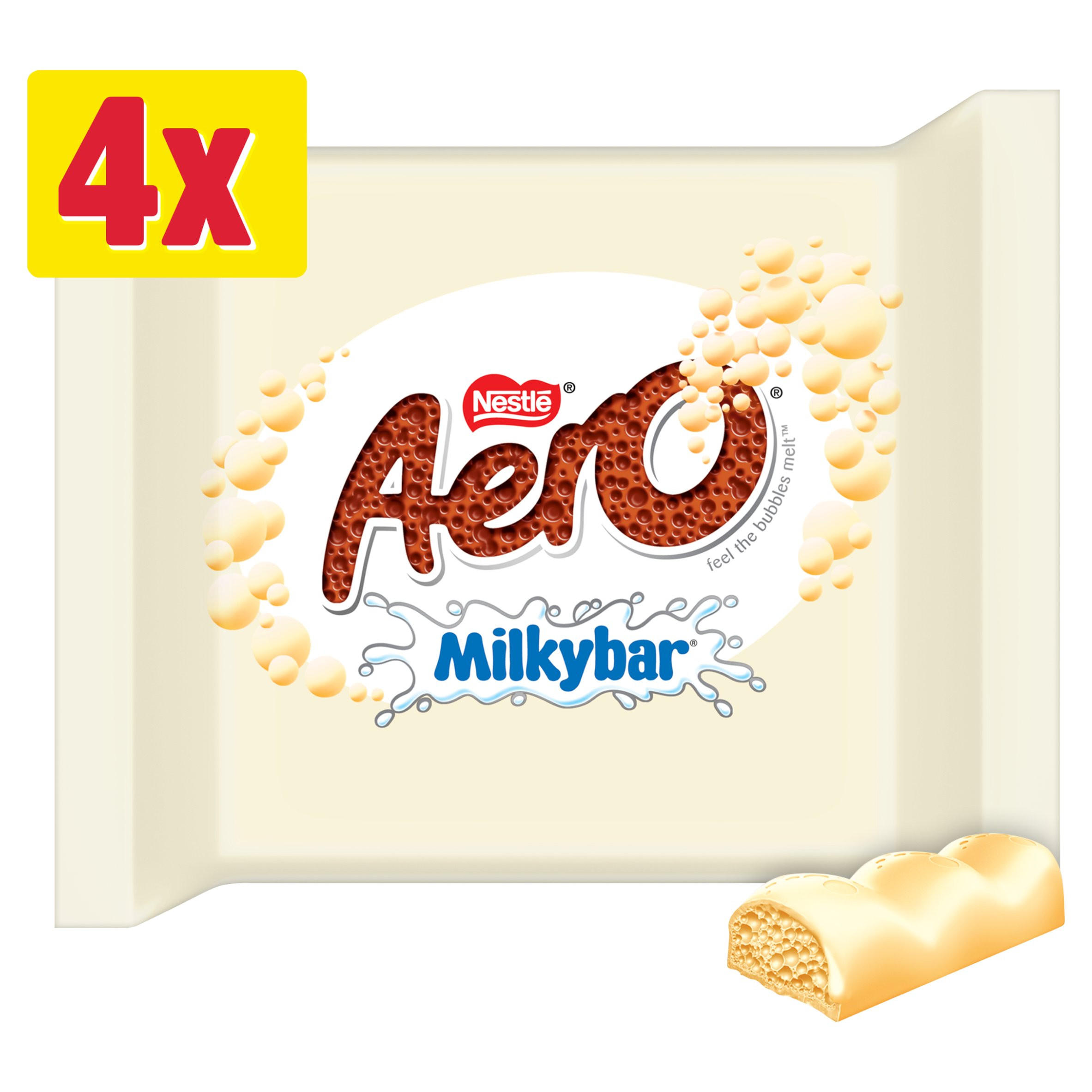 AERO® Milkybar® White Chocolate Multipack 4 Pack 108g