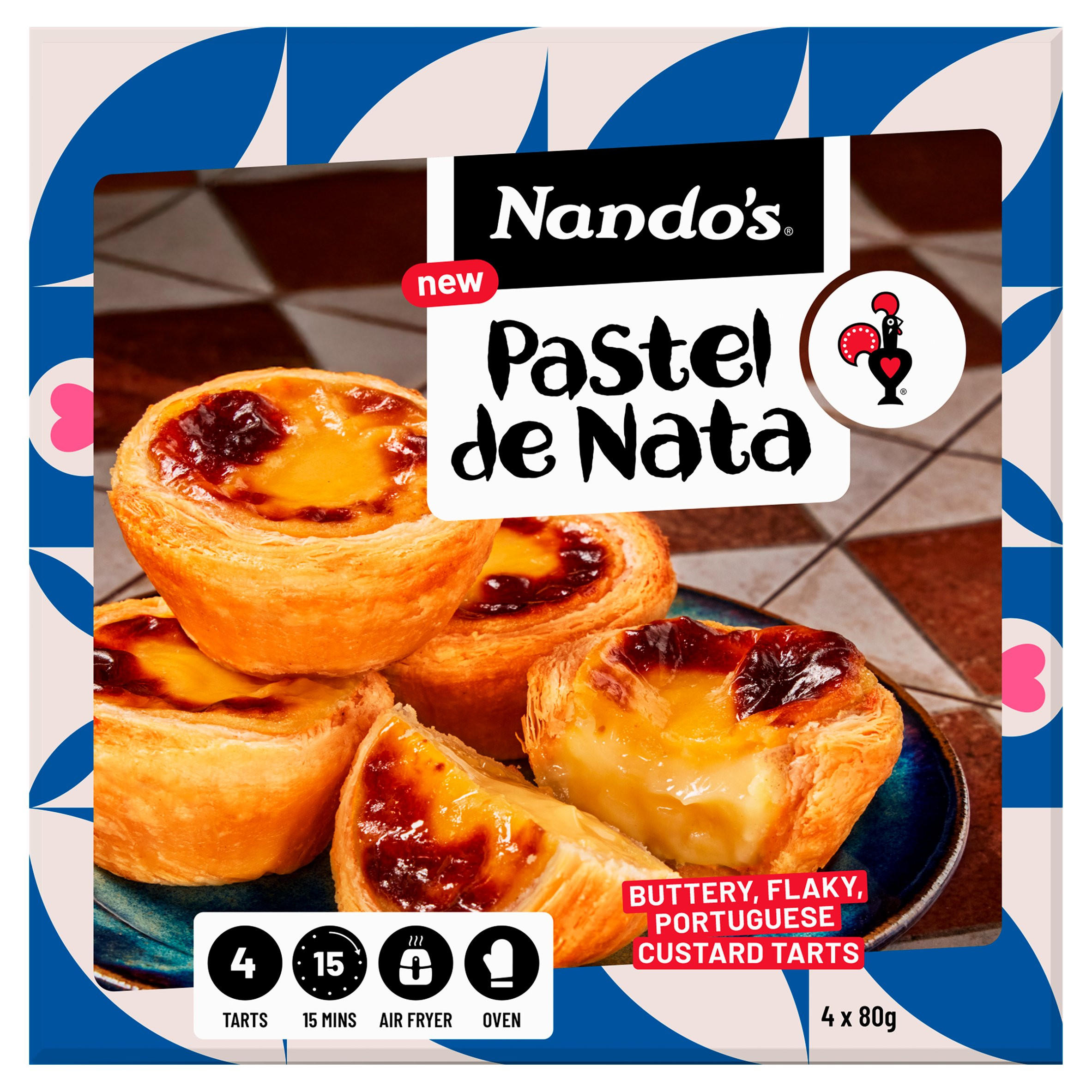 Nando's Pastel De Nata 4 x 80 g