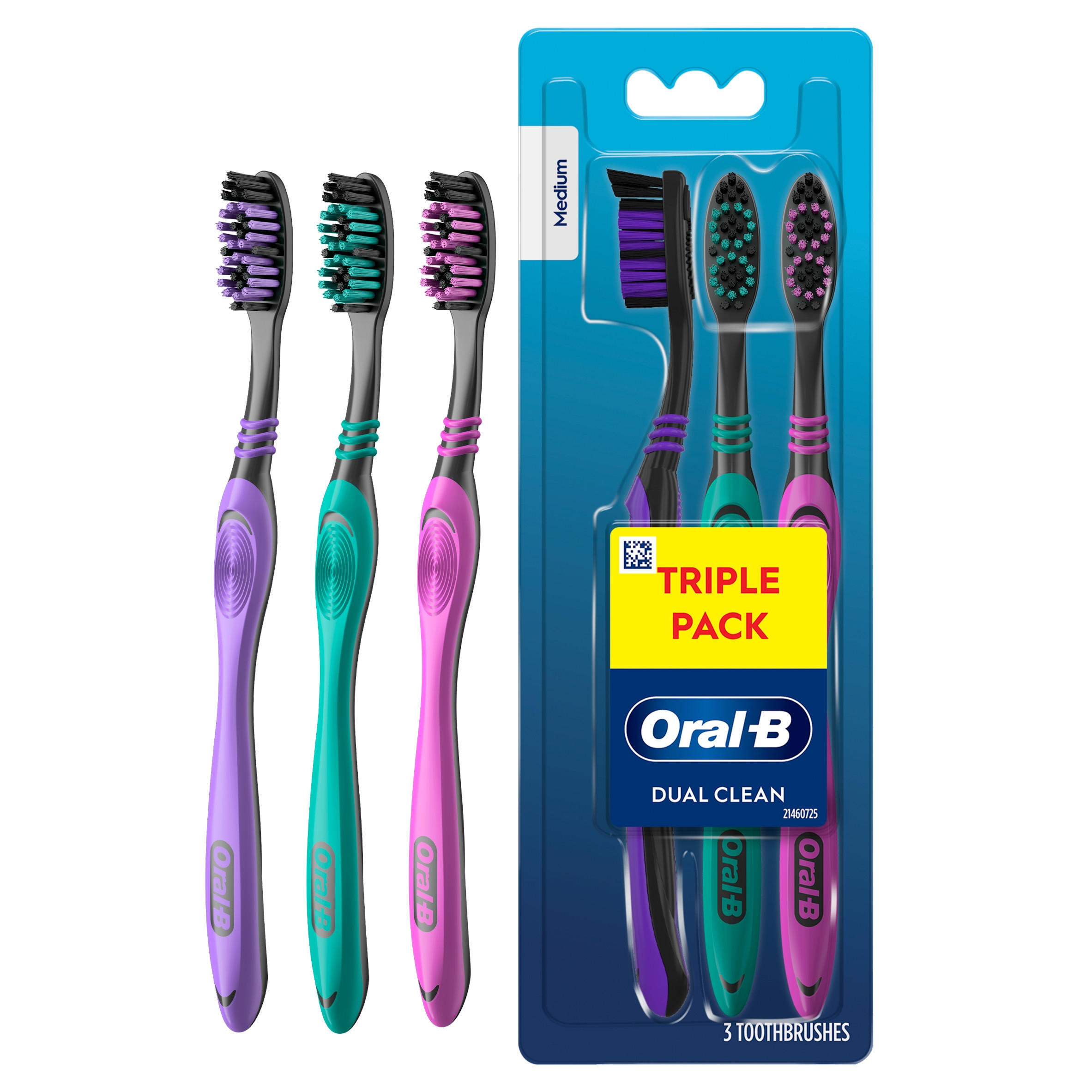 Oral-B – OM036 DUAL CL 40 Toothbrush - Removes Plaque Bacteria