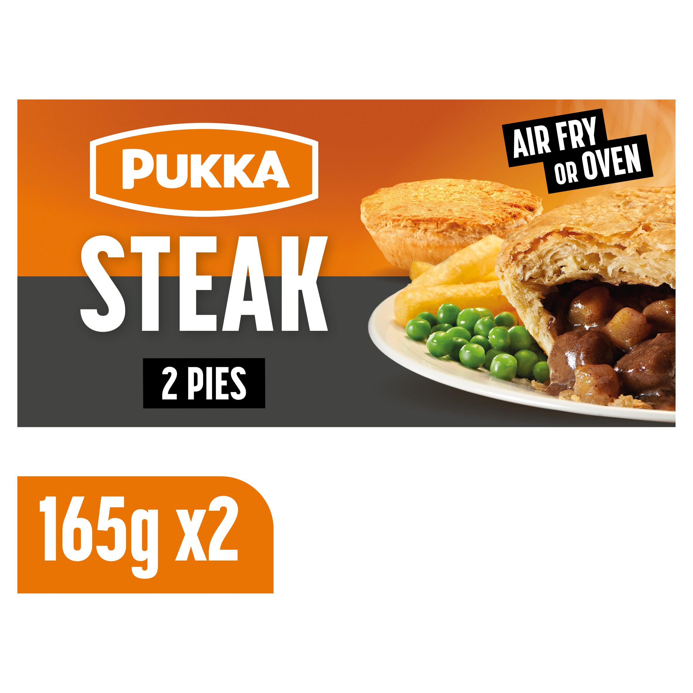Pukka 2 Steak Pies