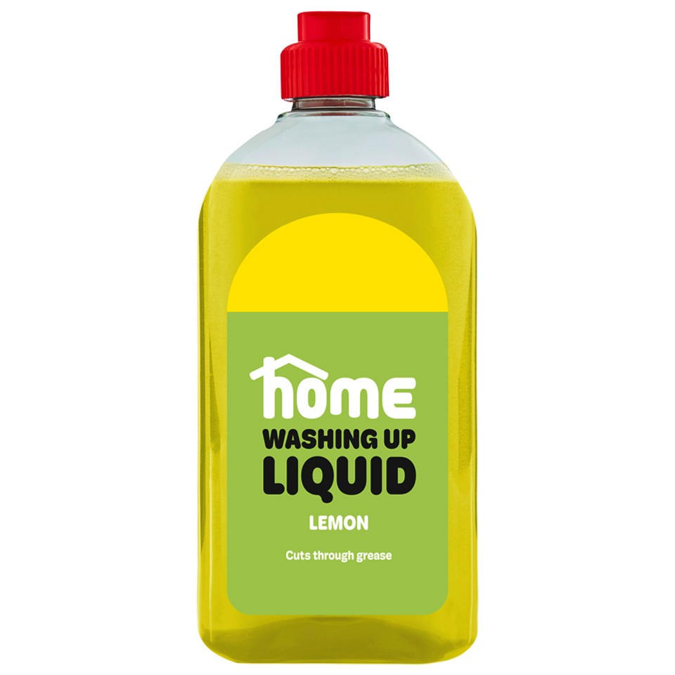 HOME Washing Up Liquid Lemon 500ml