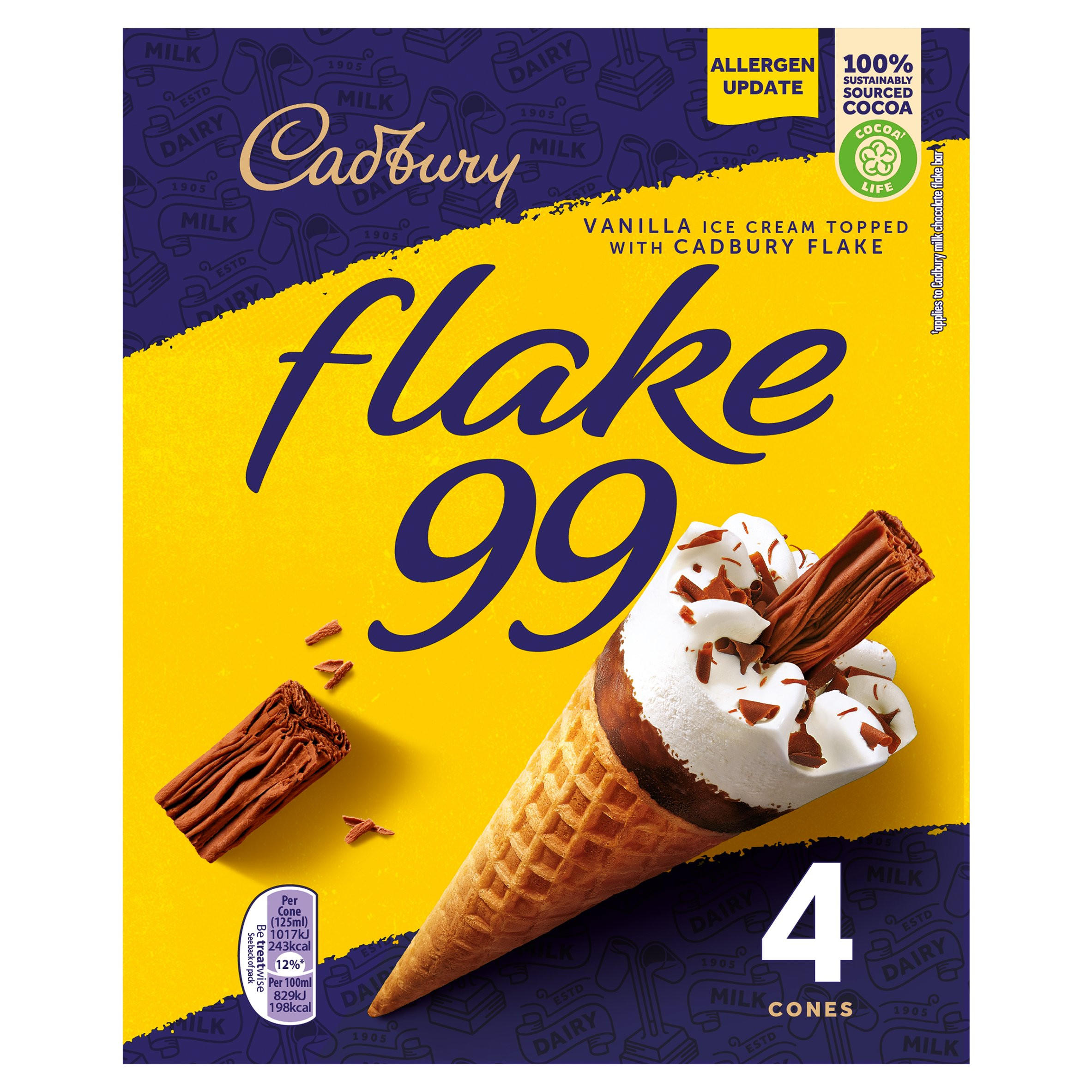 Cadbury 99 Flake Cones