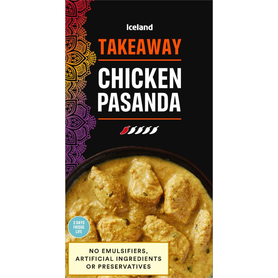 Iceland Takeaway Chicken Pasanda 375g