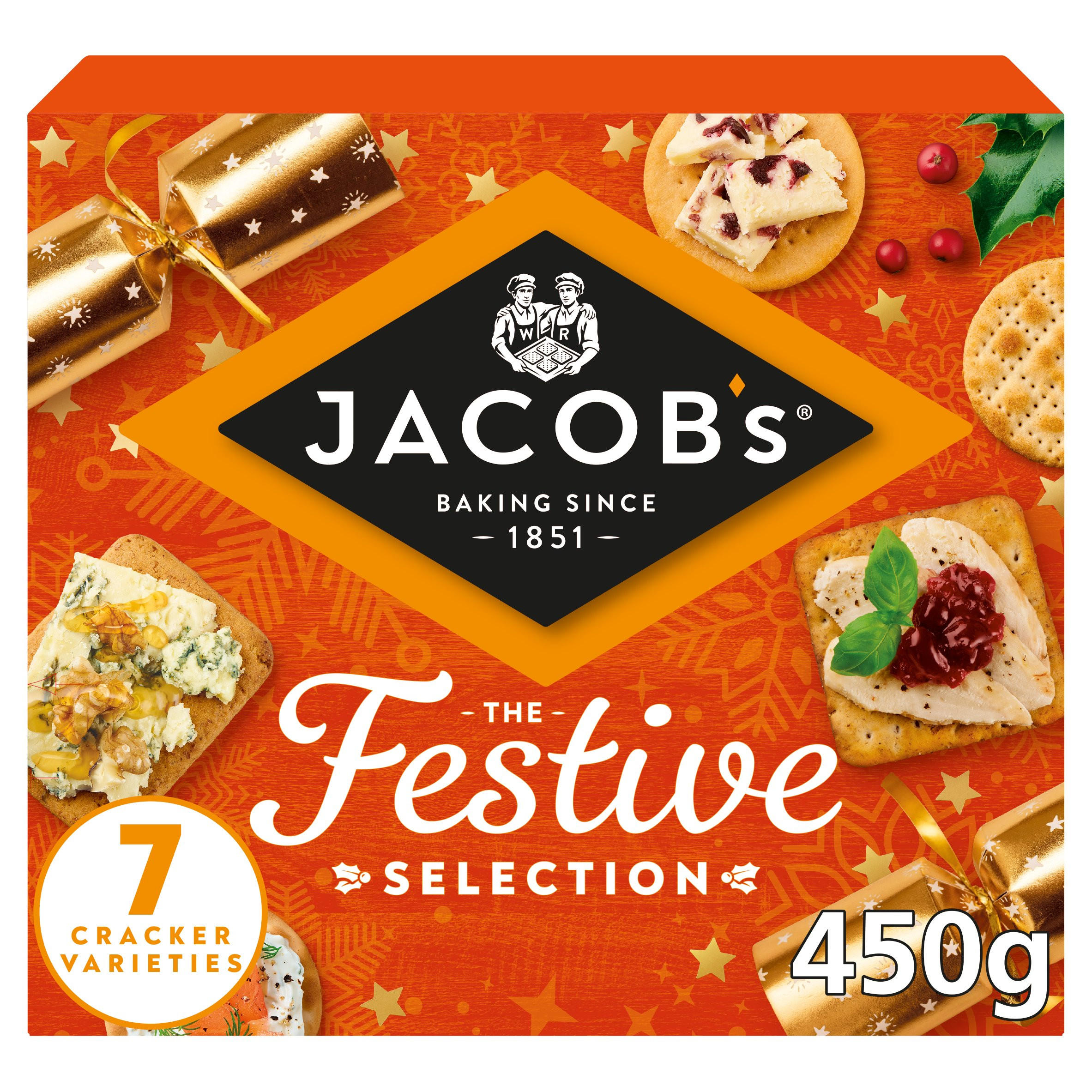 Jacob's Biscuits for Cheese 7 Variety Assortment 450g