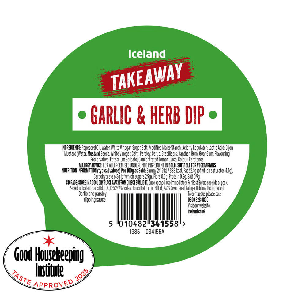 Iceland Garlic & Herb Dip 100g