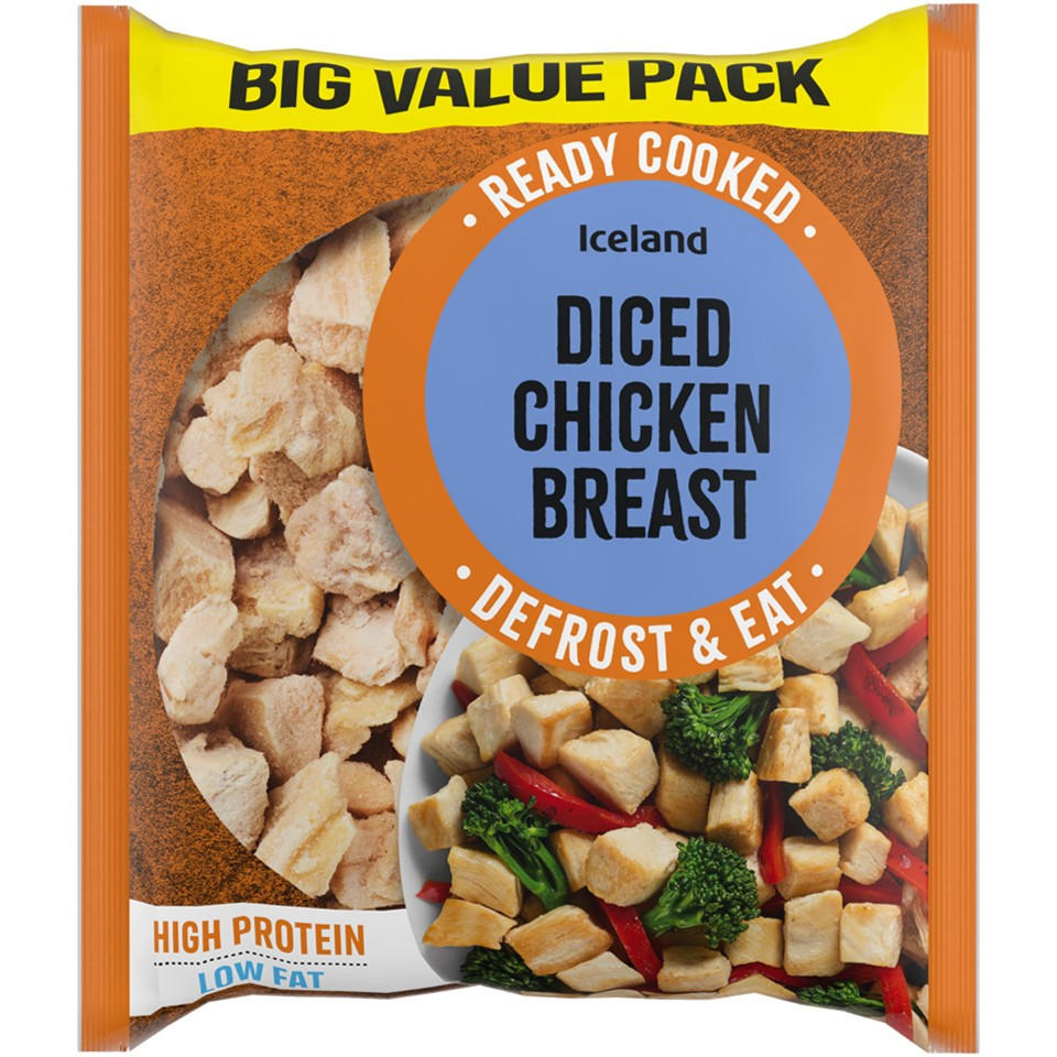 Iceland Diced Chicken Breast 800g