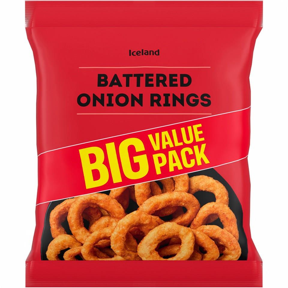 Iceland Battered Onion Rings 600g