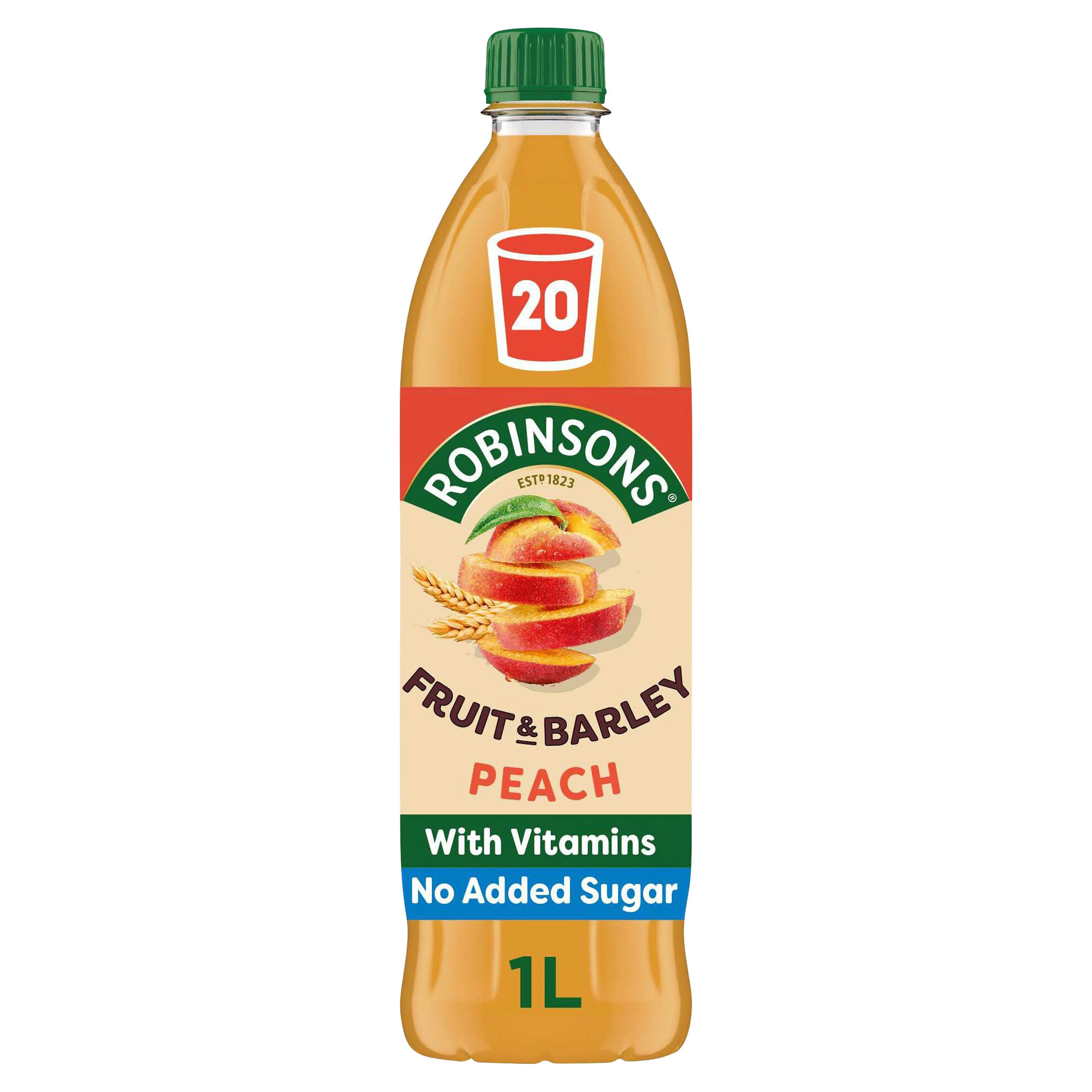 Robinsons Fruit & Barley Peach Squash