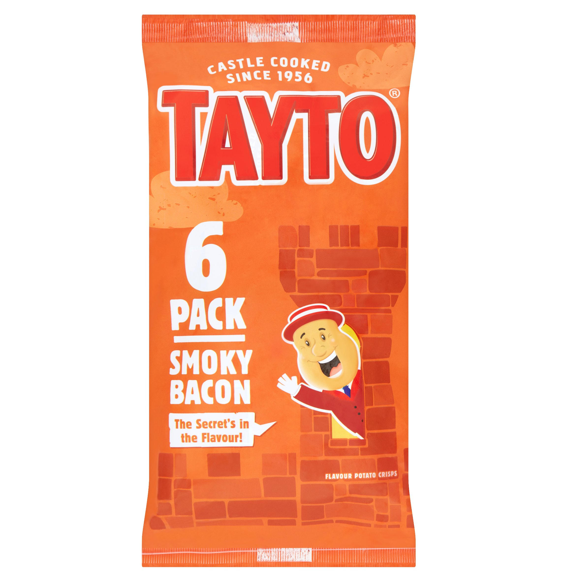 Tayto Smoky Bacon 6 x 25g