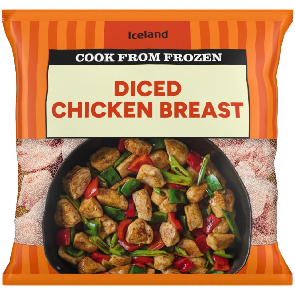 Iceland Diced Chicken Breast 500g