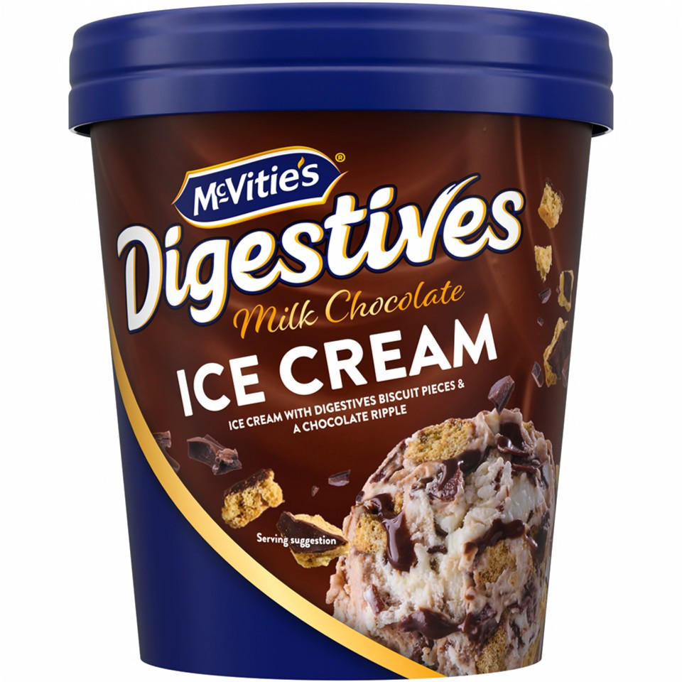 McVities Milk Chocolate Digestives Ice Cream 500ml