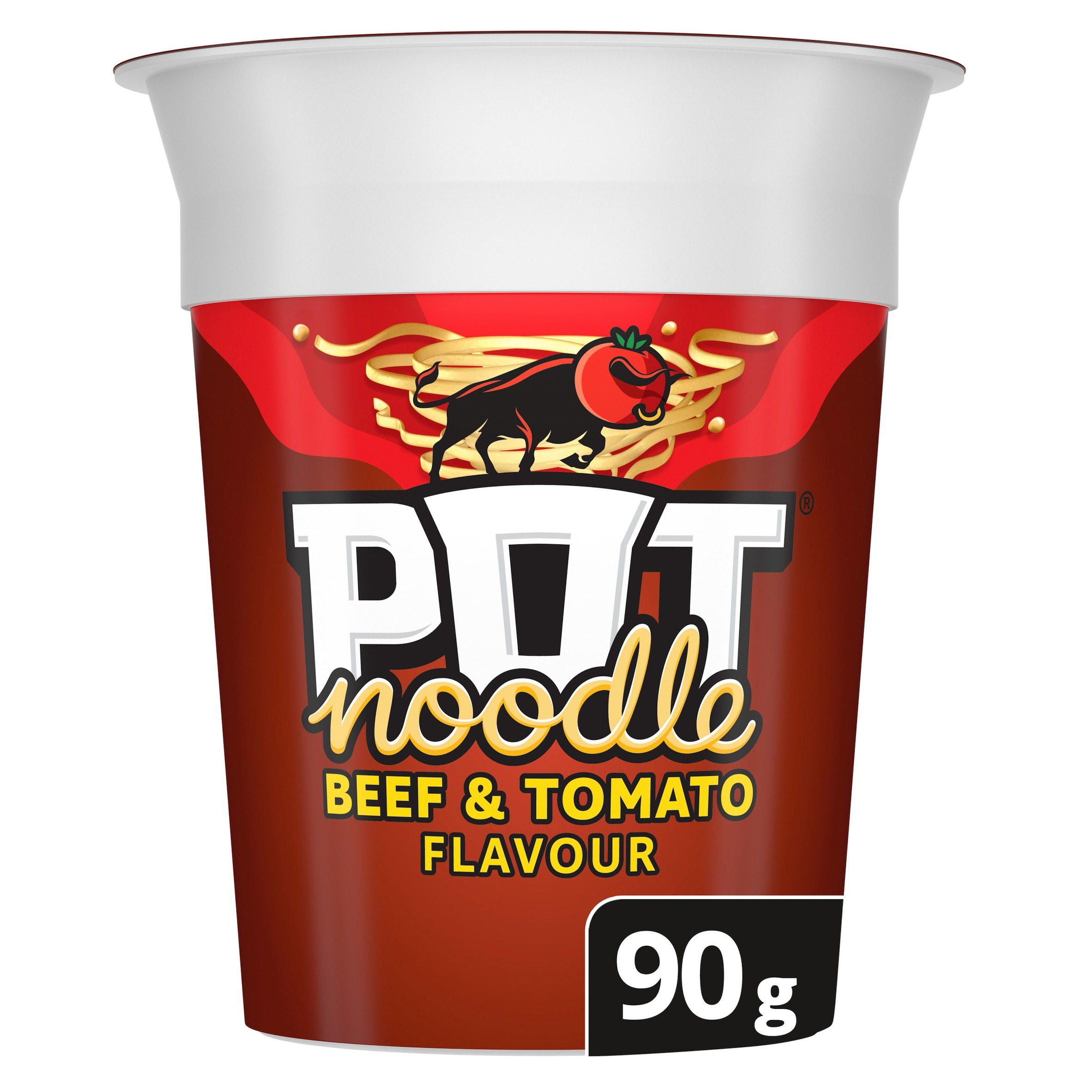 Pot Noodle Instant Snack Beef & Tomato 90 g