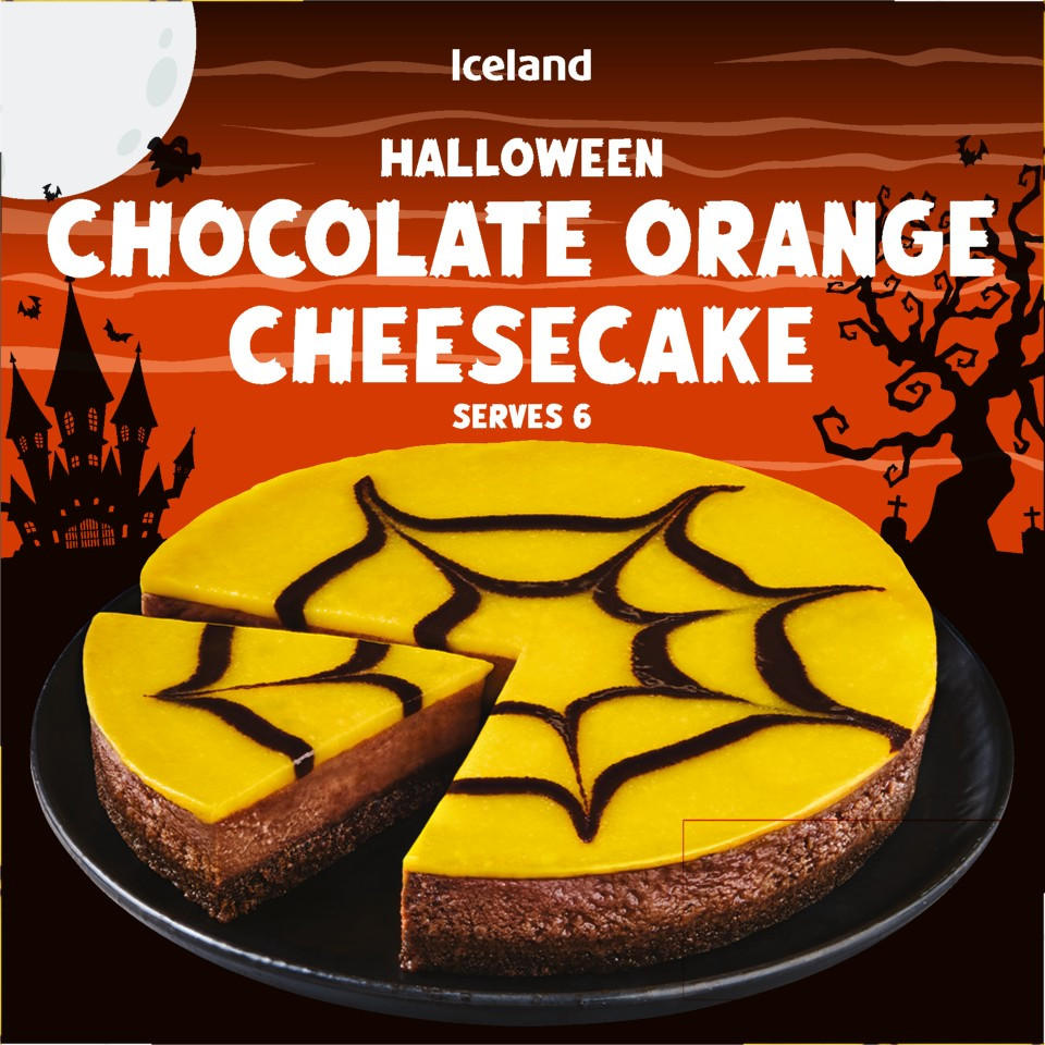 Iceland Halloween Chocolate Orange Cheesecake 450g