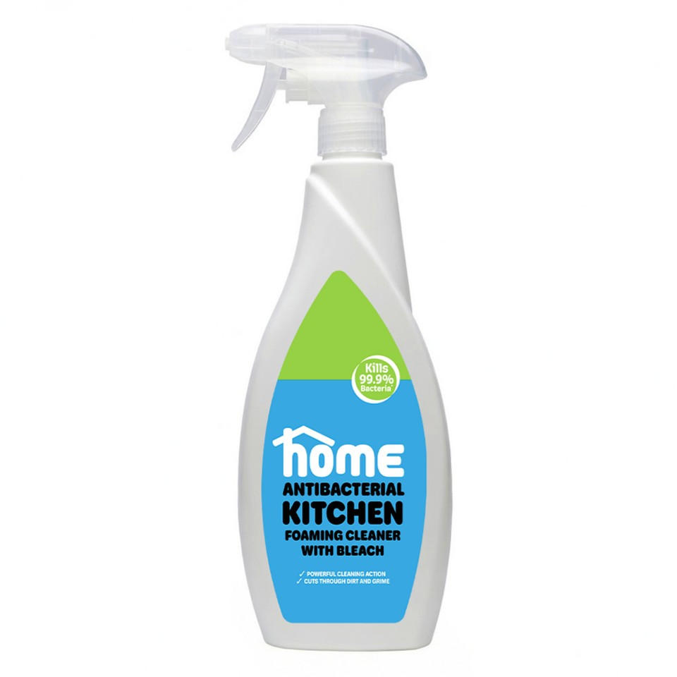 HOME Antibacterial Kitchen Foaming Cleaner With Bleach 750ml