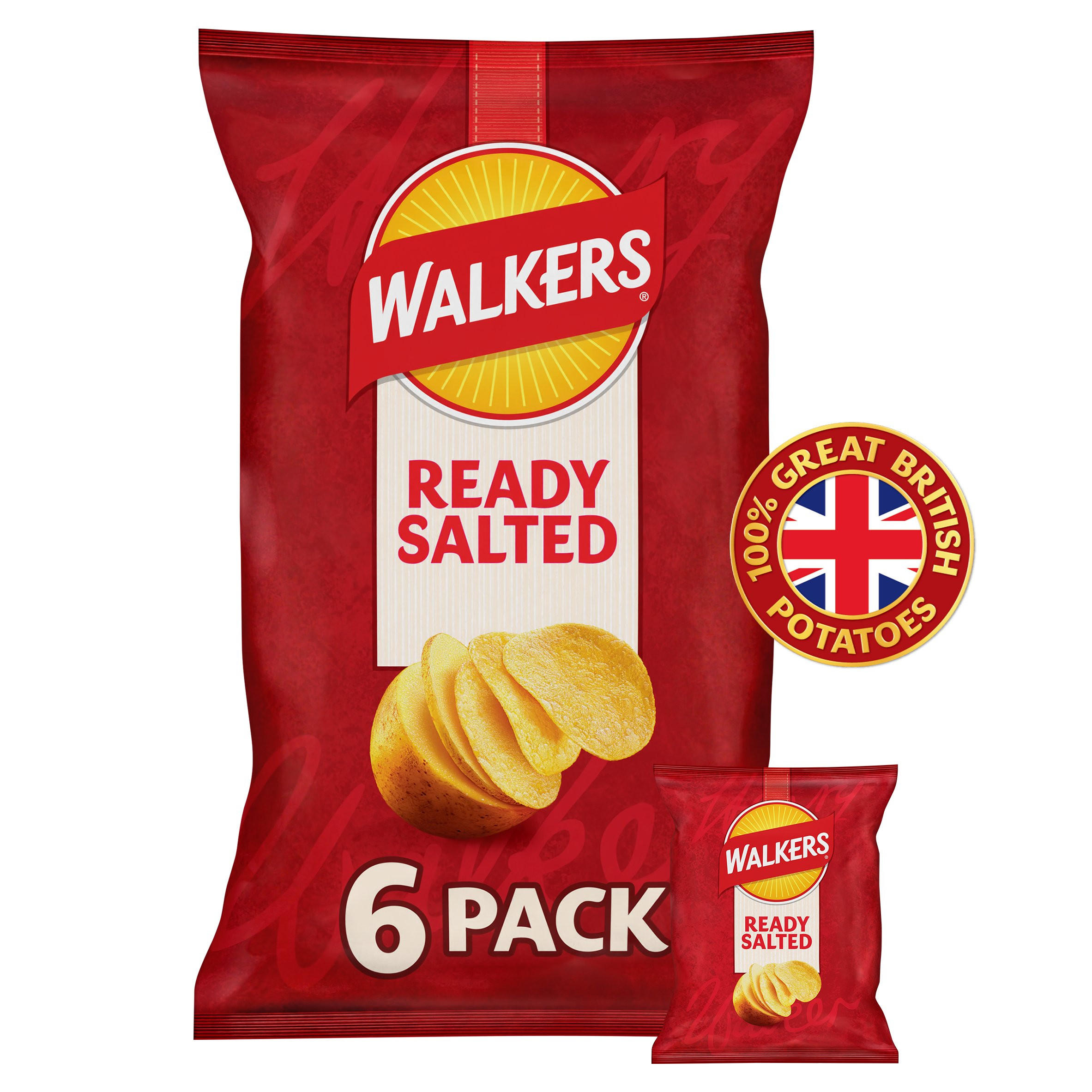 Walkers Ready Salted Multipack Crisps