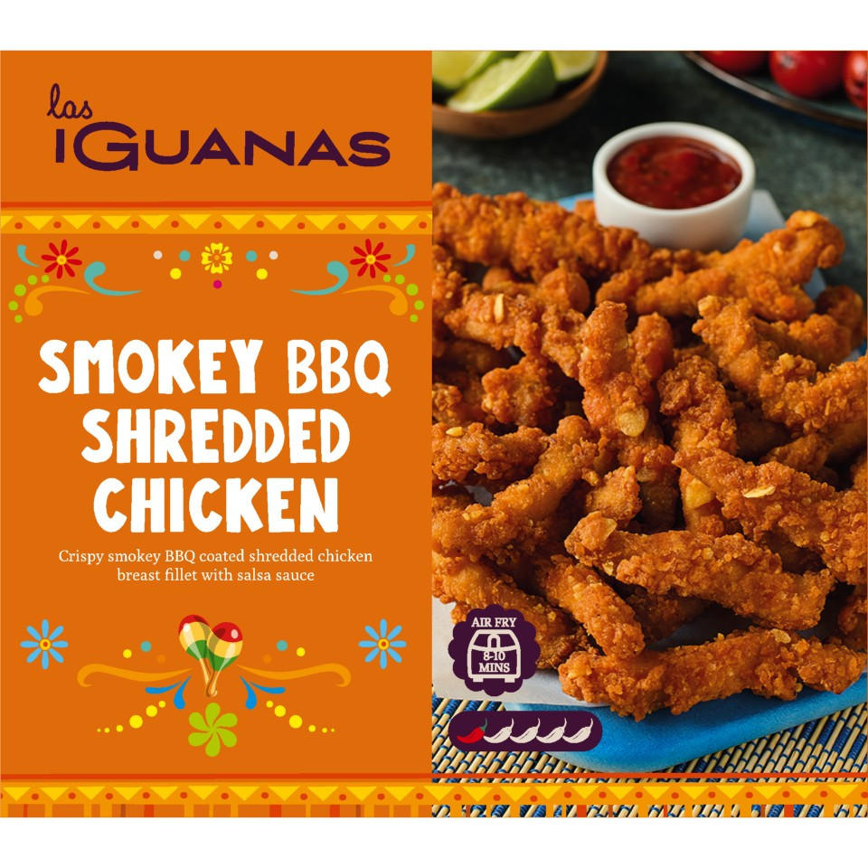 Las Iguanas Smokey BBQ Shredded Chicken 400g