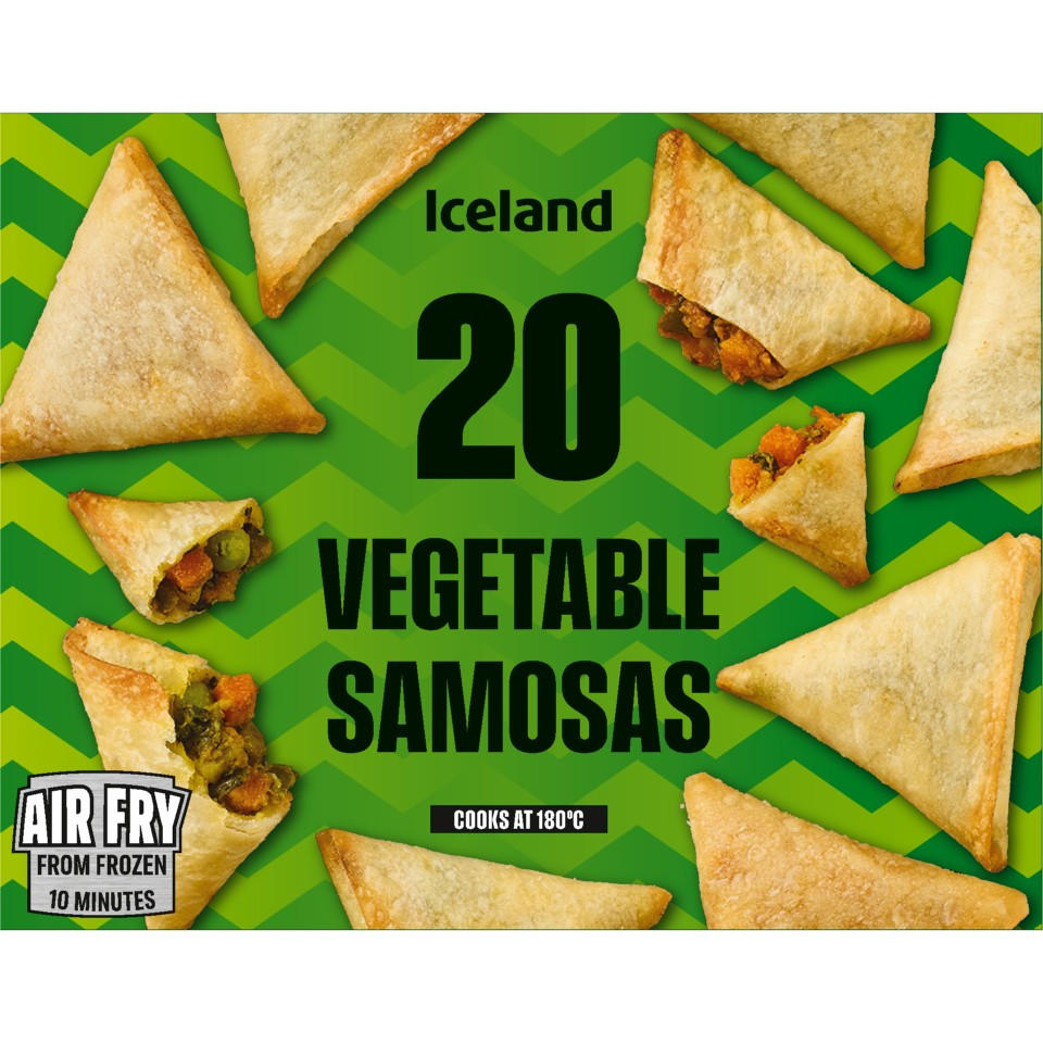 Iceland 20 (Approx.) Vegetable Samosas 300g