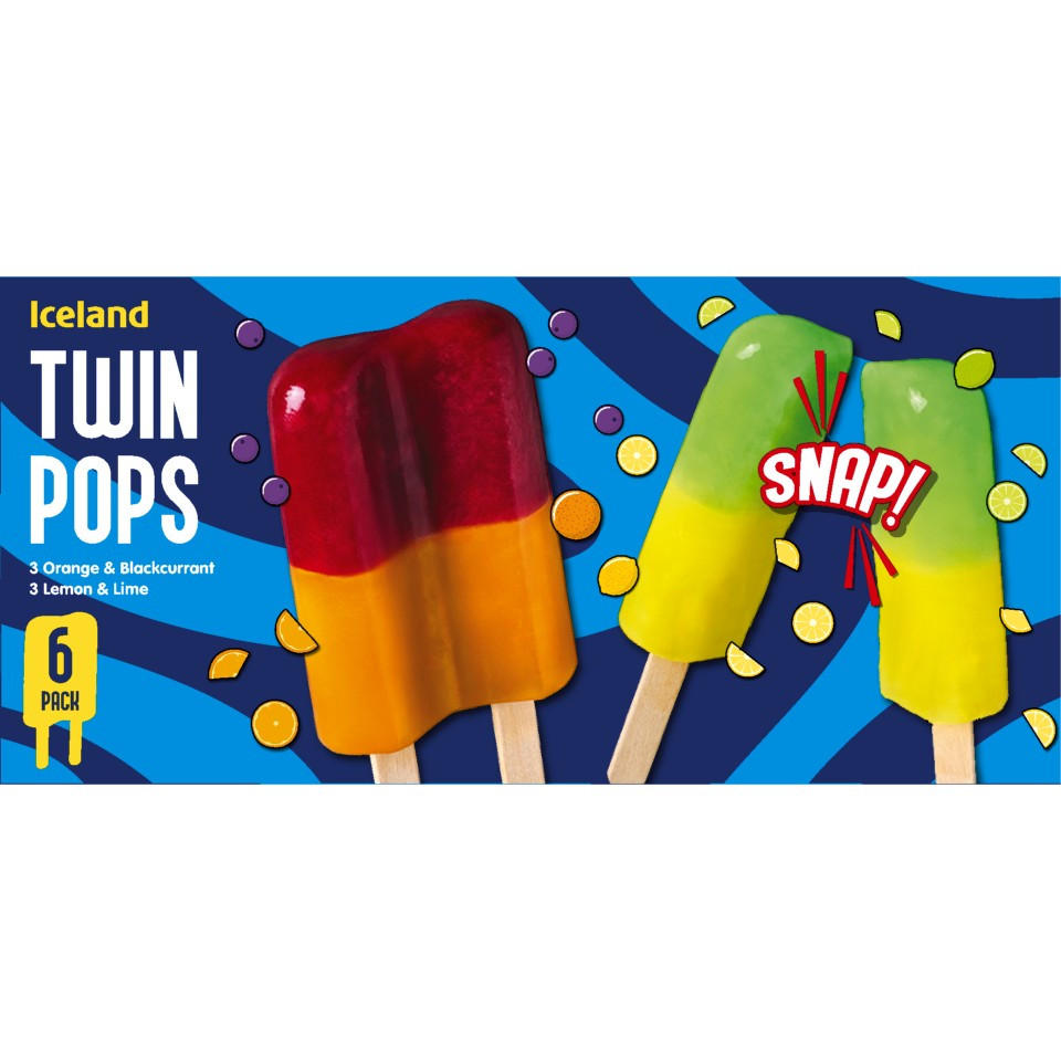 Iceland 6 Twin Pops 360g